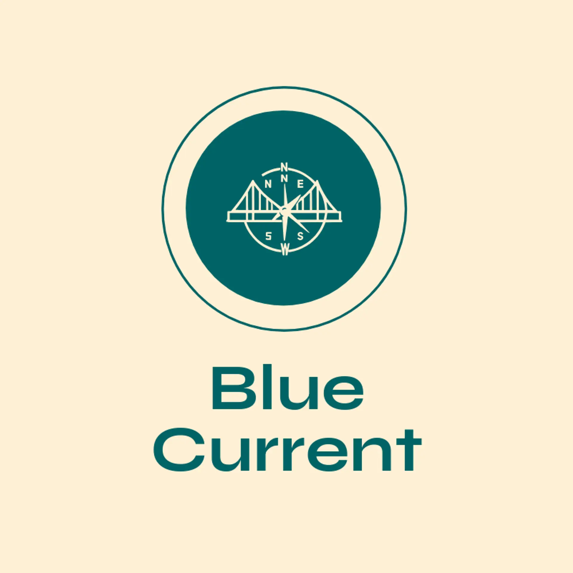 Blue Current logo for bridge