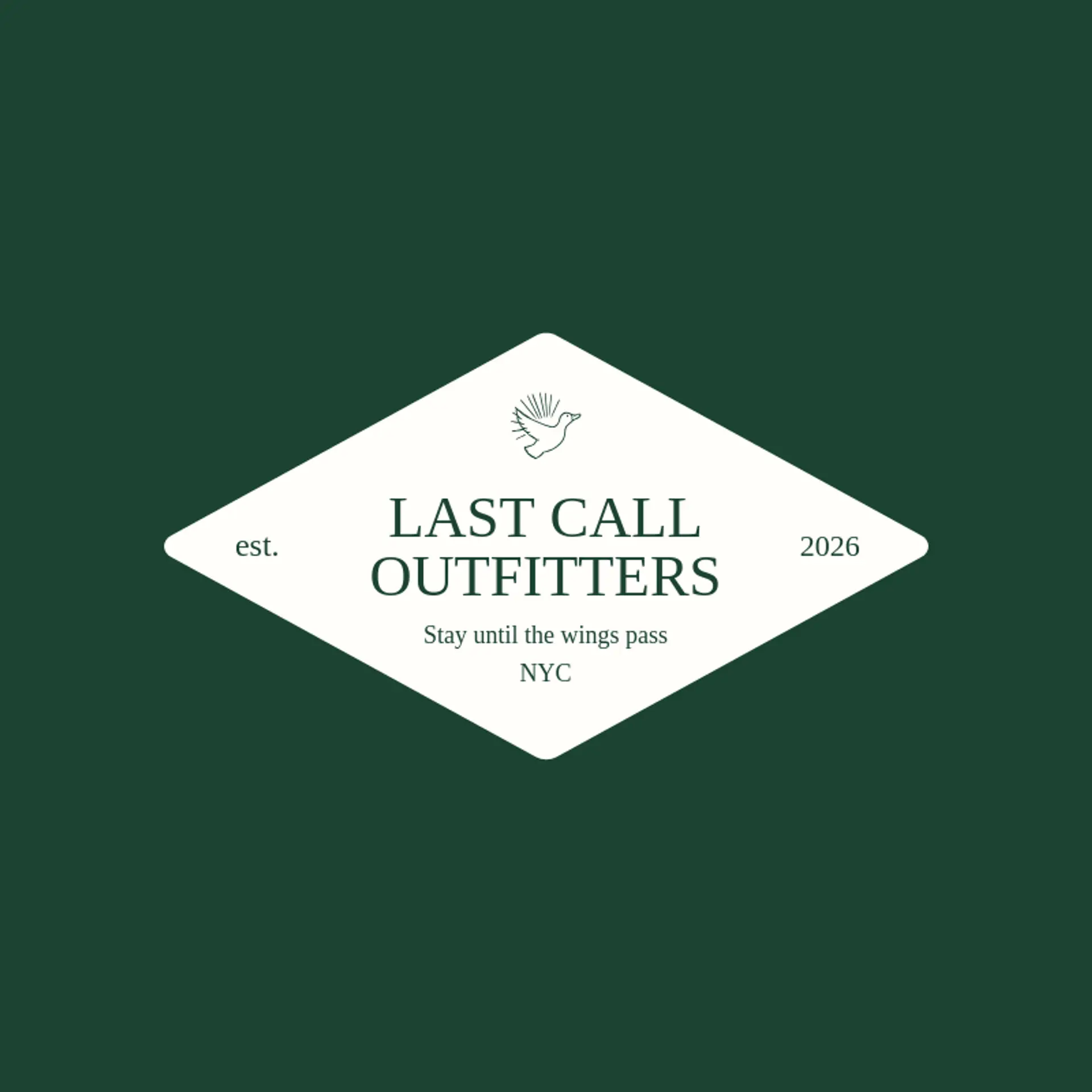 Last Call Outfitters logo for duck hunting