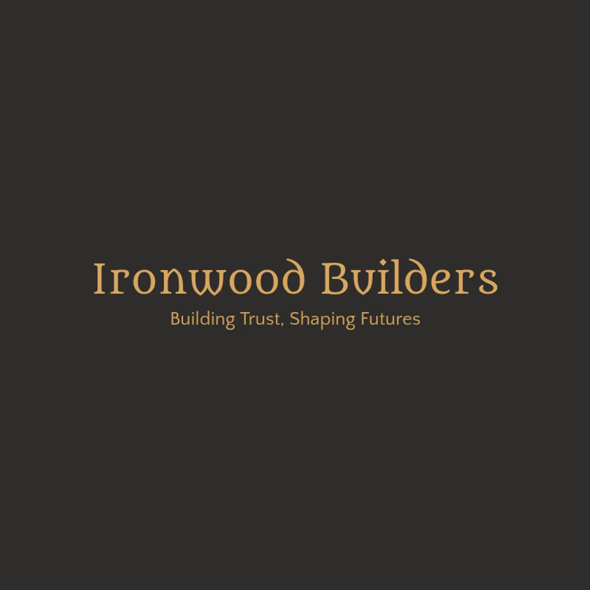 Ironwood Builders logo for construction business