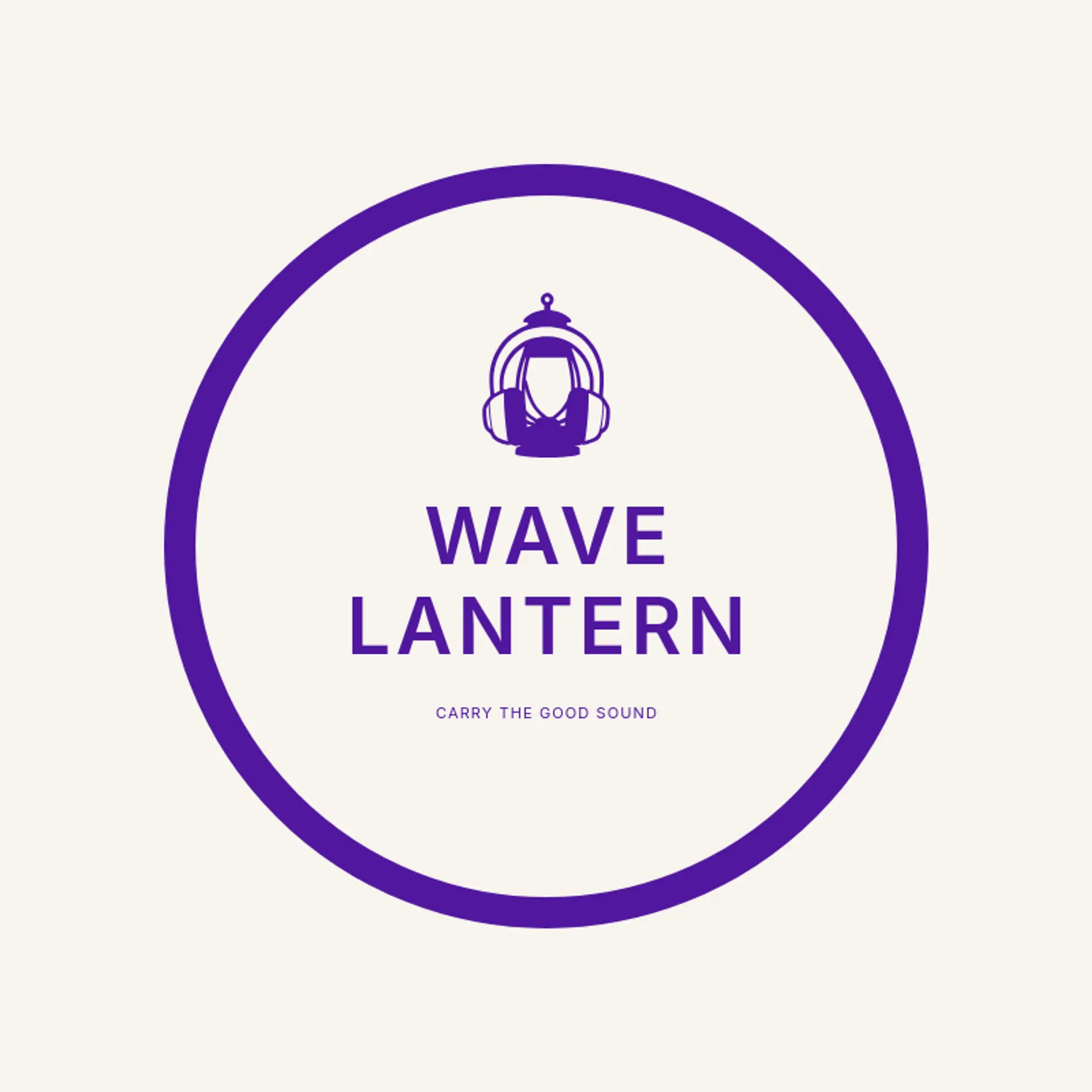 Wave Lantern logo for headphones