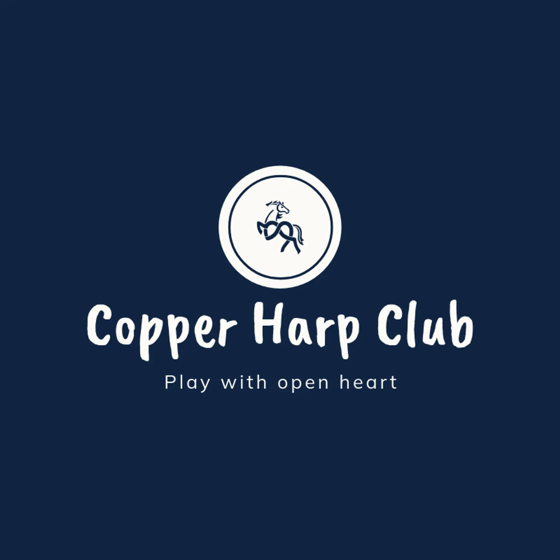 Copper Harp Club logo for celtic