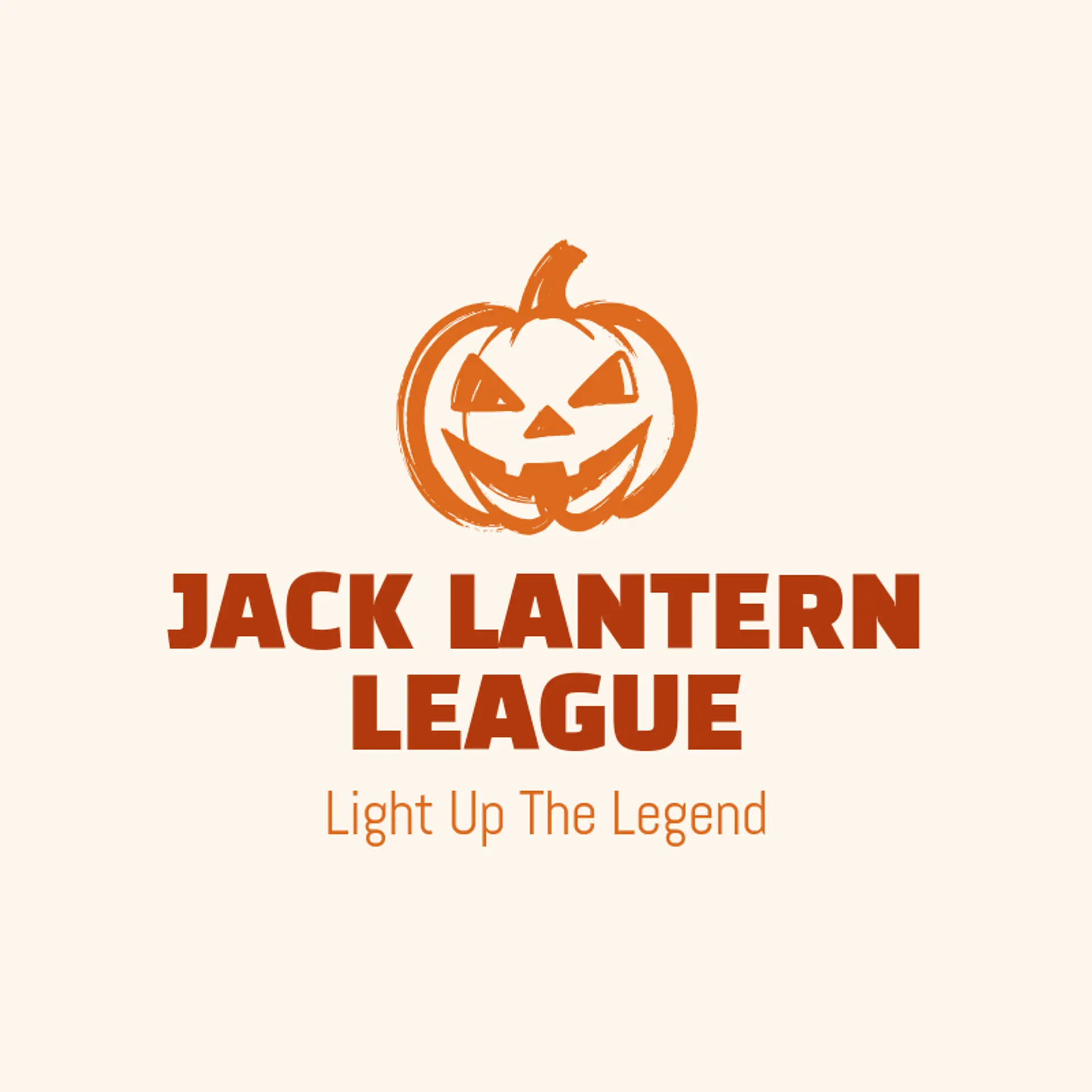 Jack Lantern League logo for halloween
