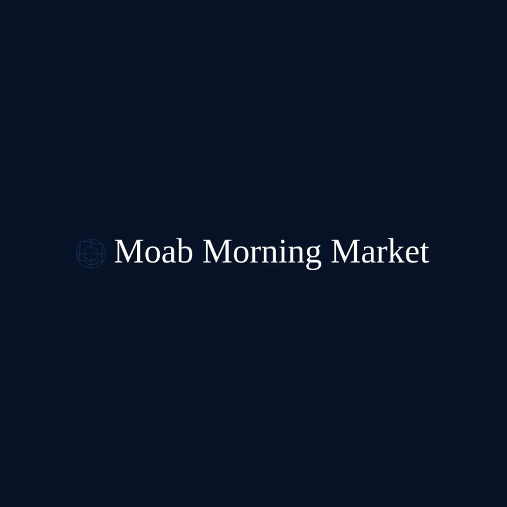 Moab Morning Market logo for utah