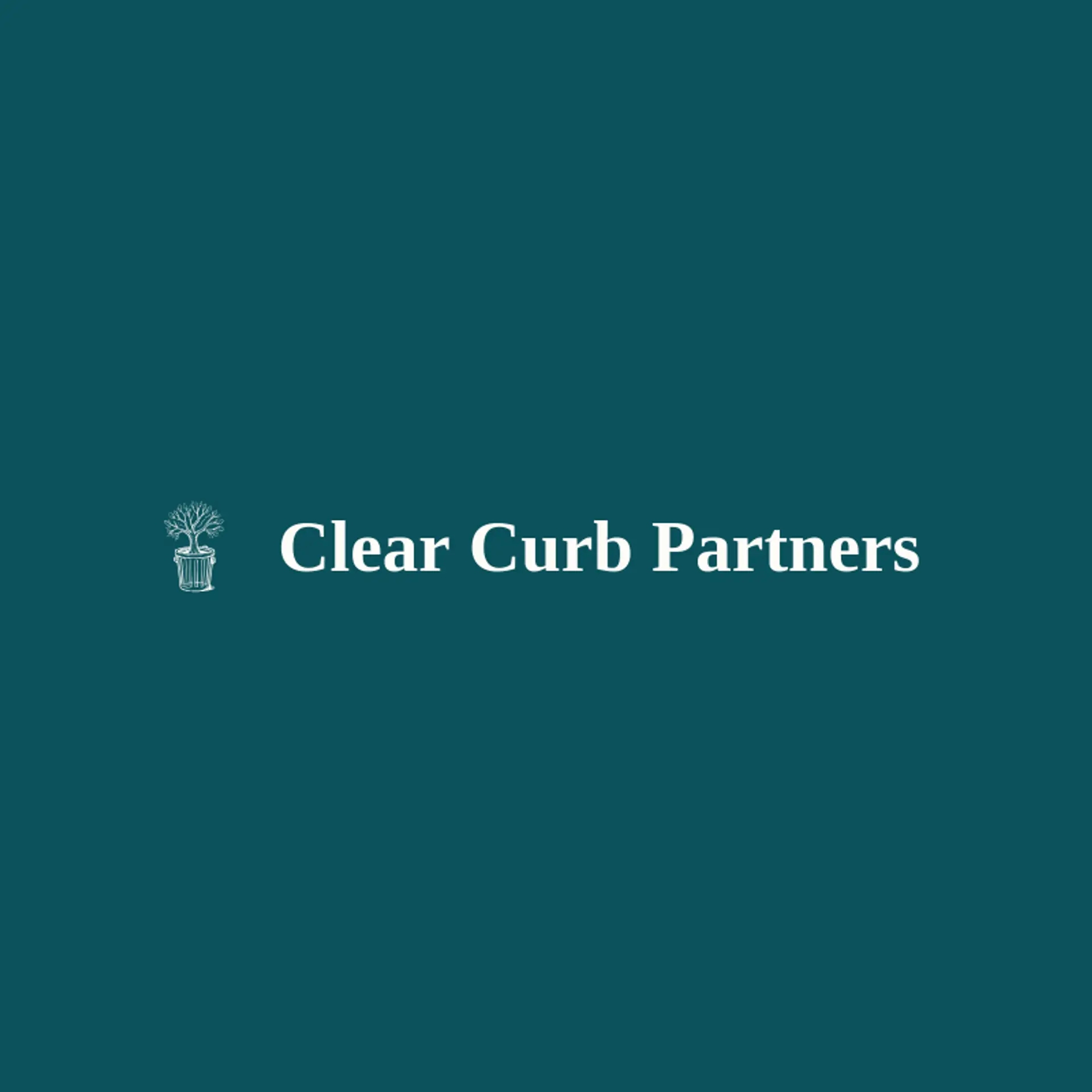 Clear Curb Partners logo for trash