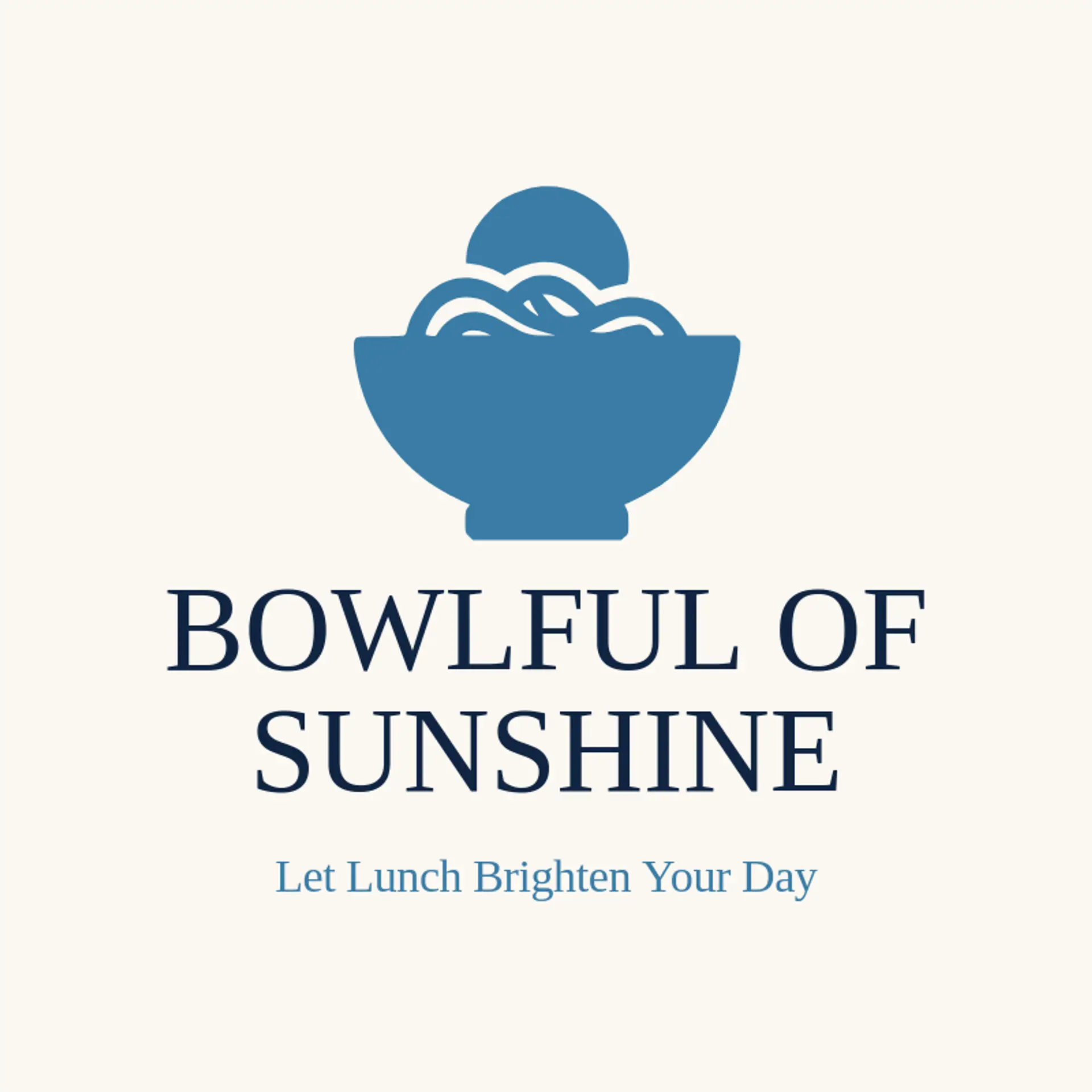 Bowlful of Sunshine logo for noodle