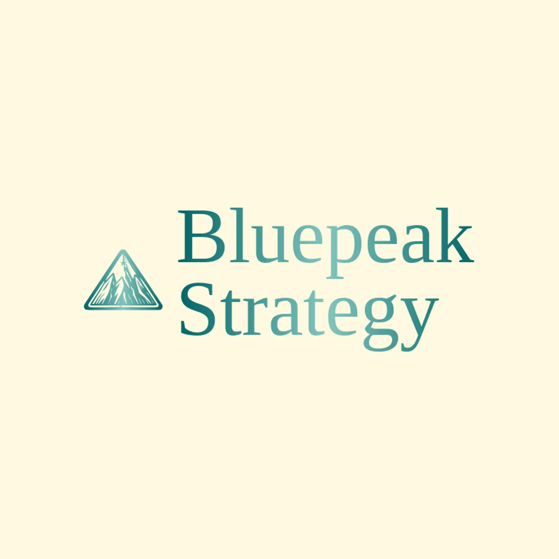 Bluepeak Strategy logo for executive