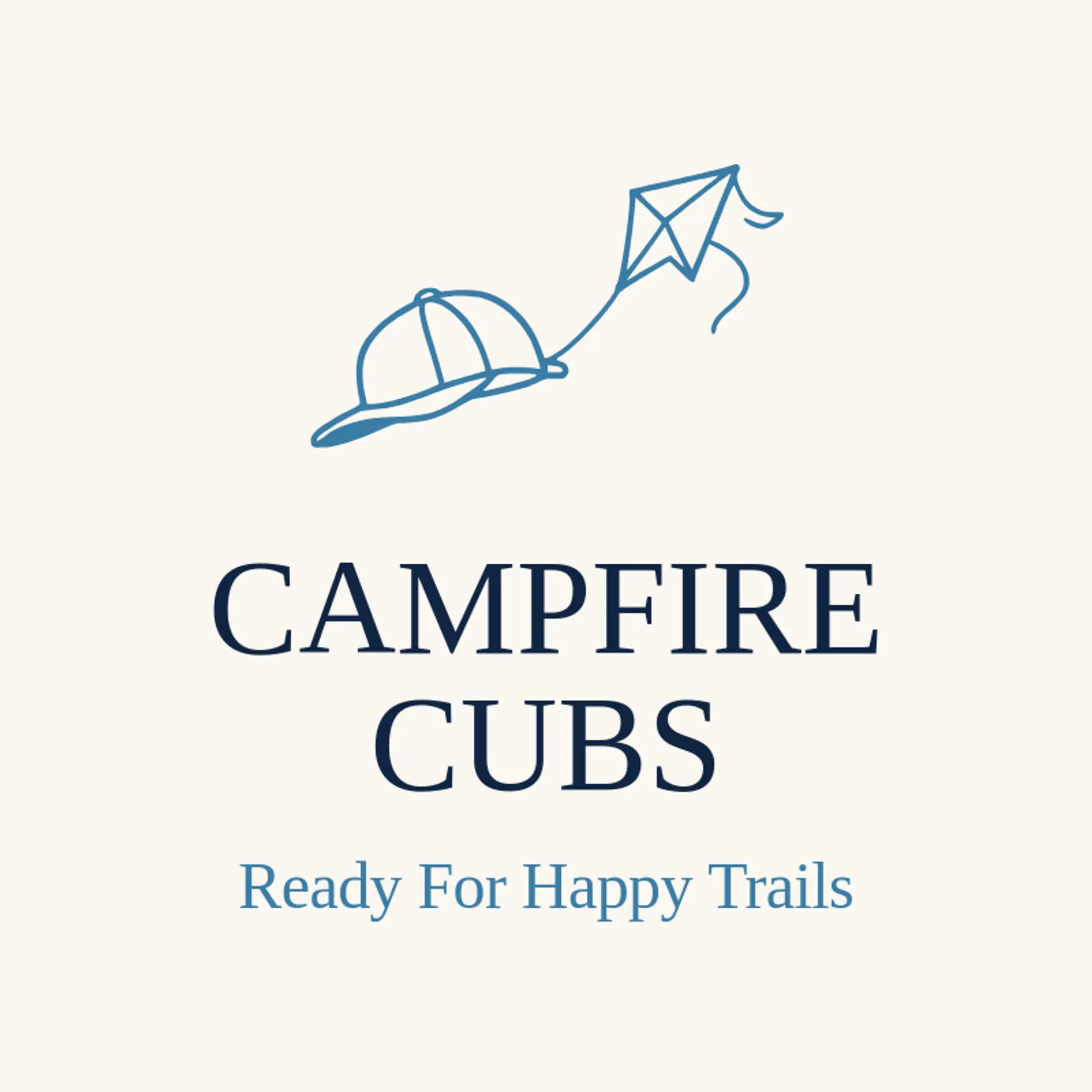 Campfire Cubs logo for kids clothing