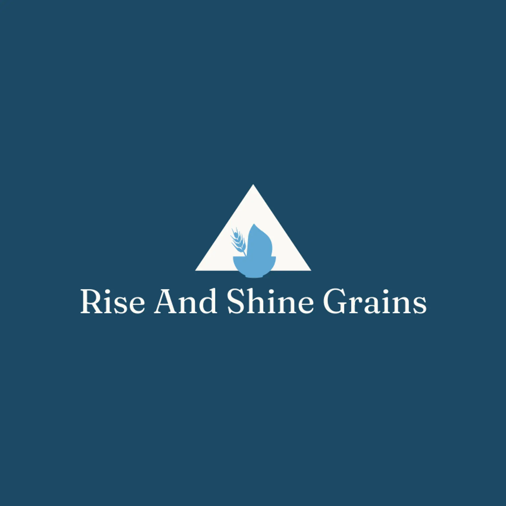 Rise and Shine Grains logo for cereal