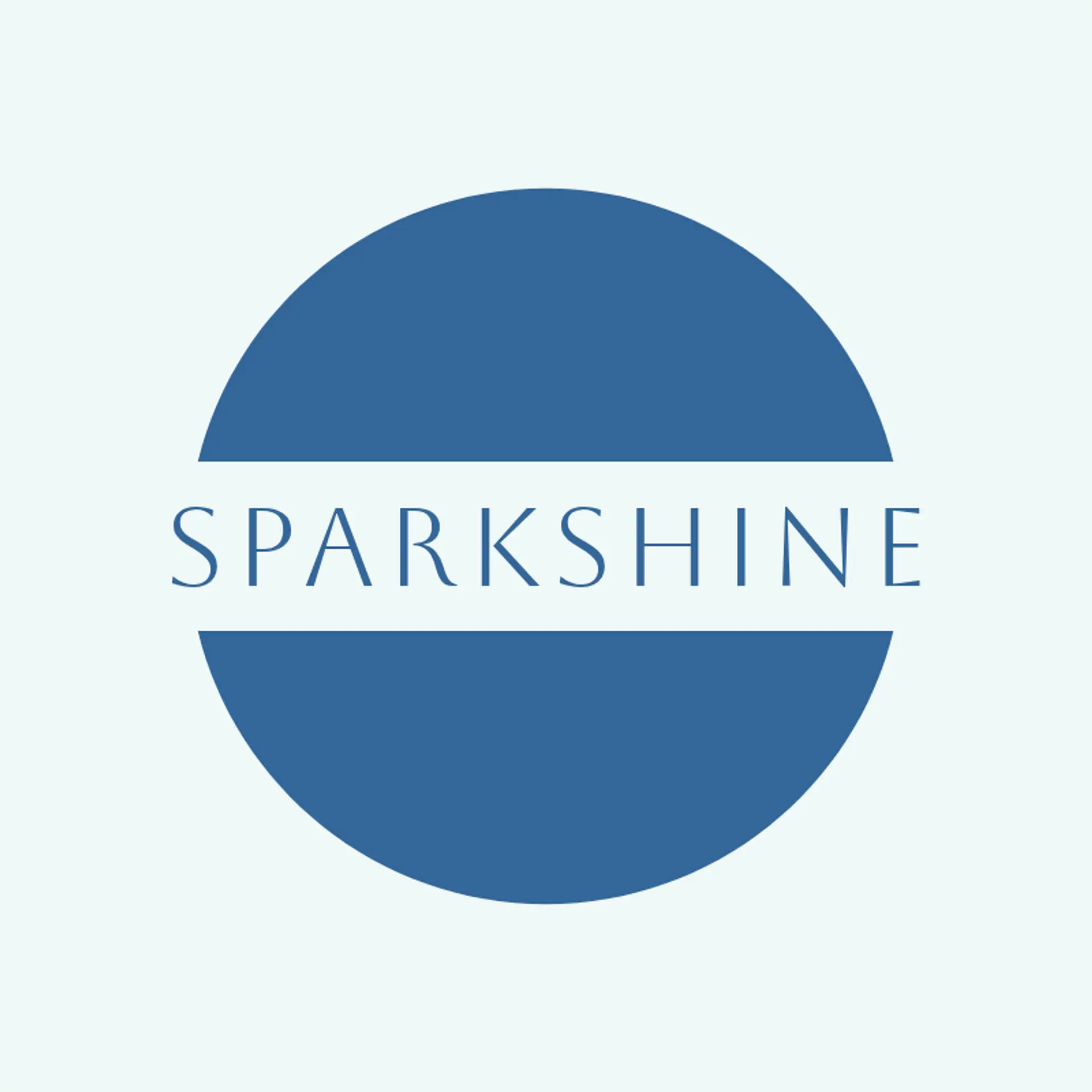 SparkShine logo for blg cleaning service