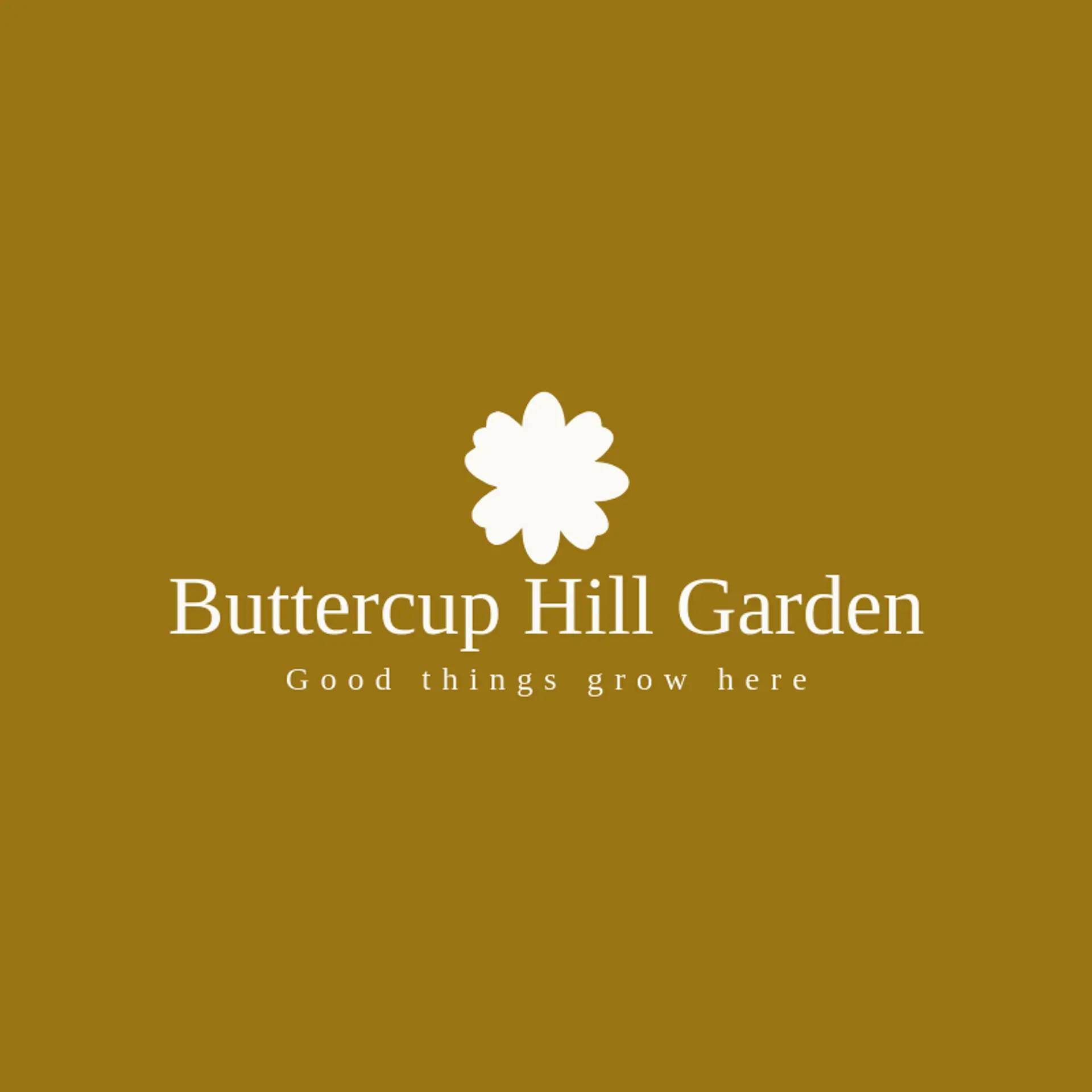 Buttercup Hill Garden logo for wildflower
