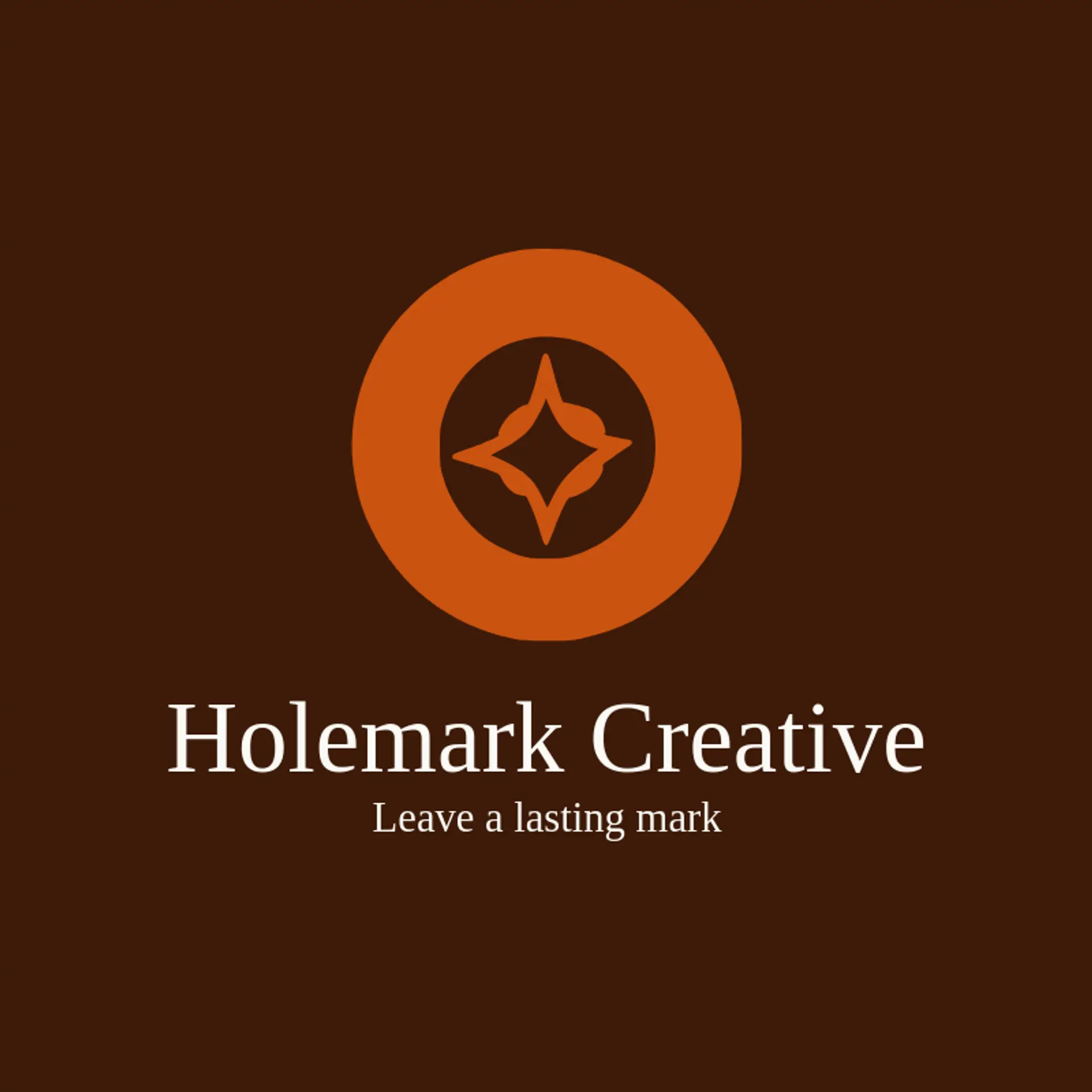 Holemark Creative logo for hole