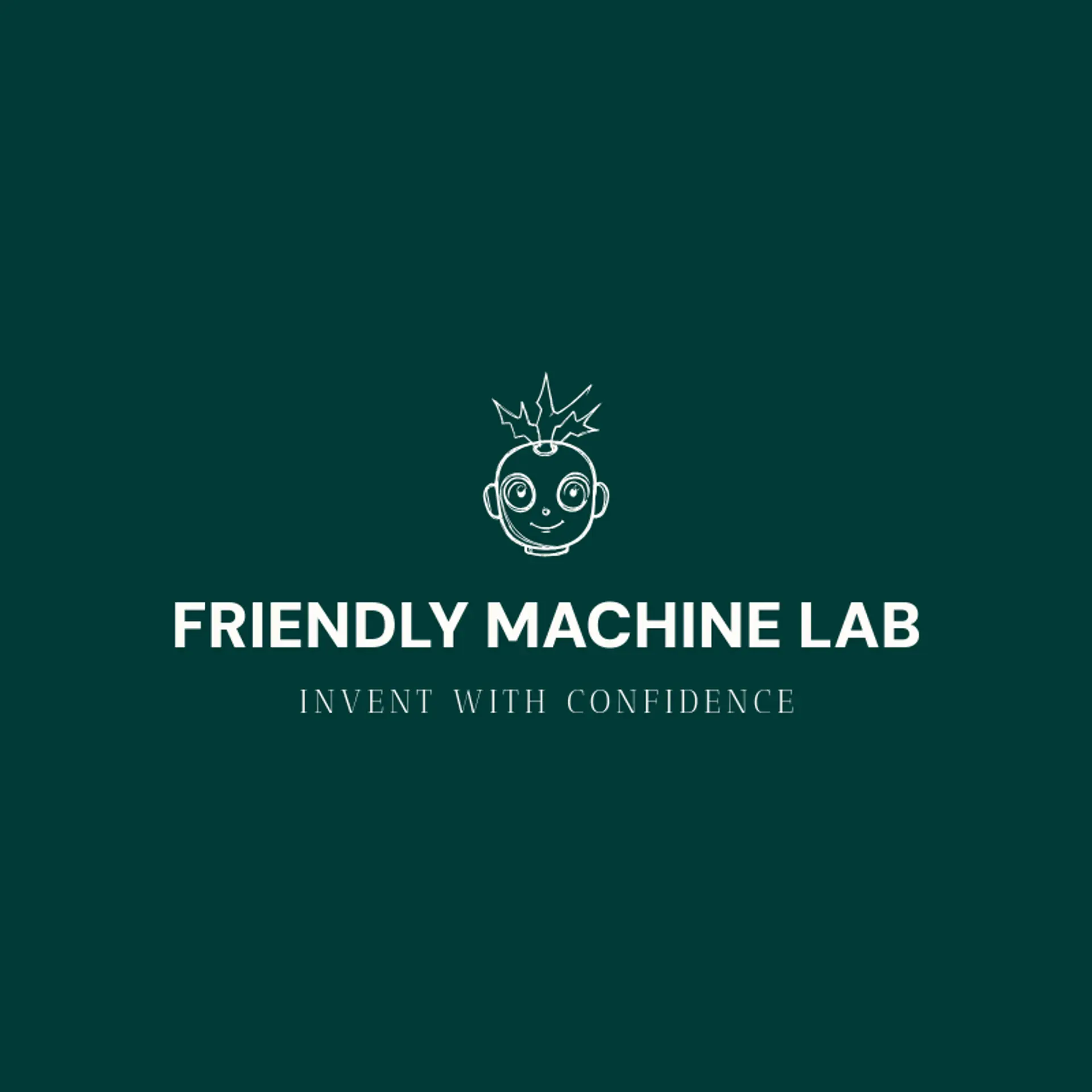 Friendly Machine Lab logo for robot