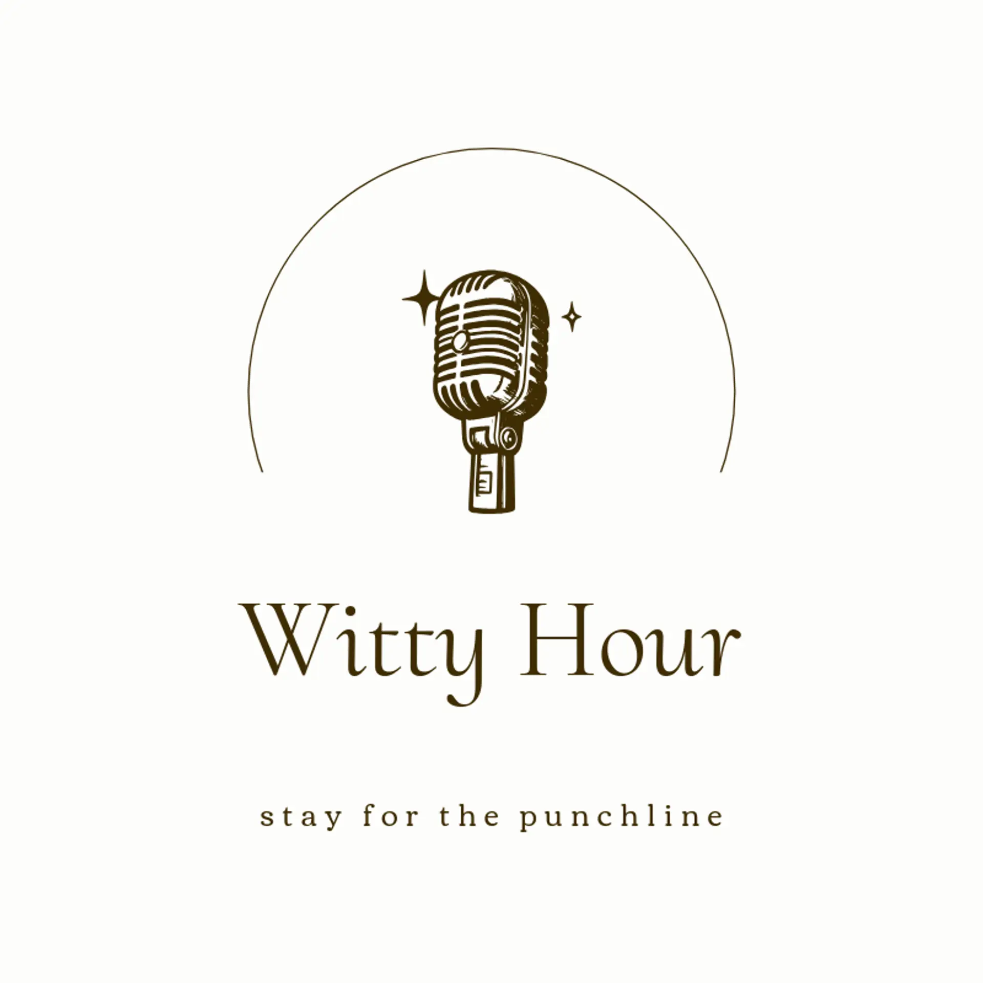 Witty Hour logo for comedy