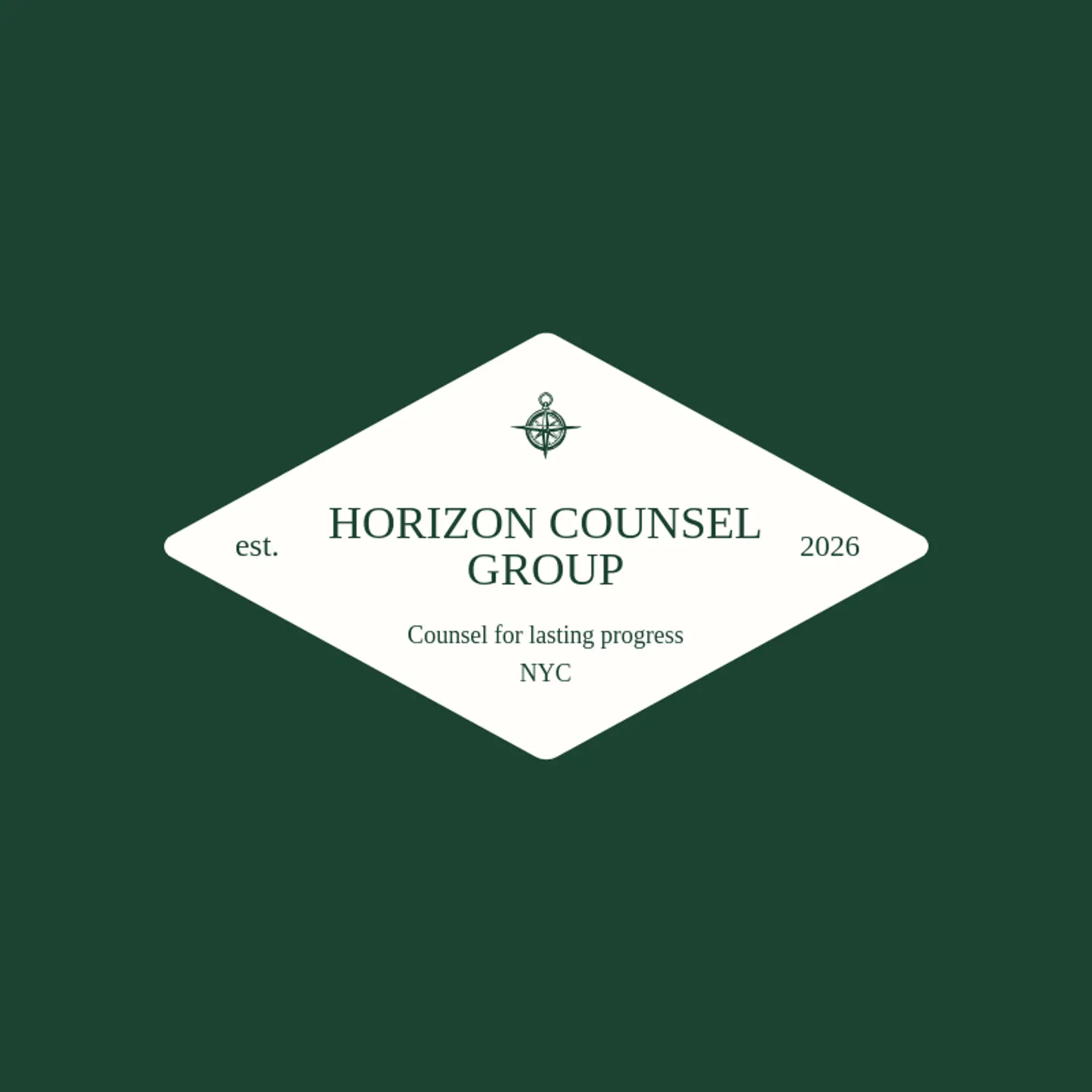 Horizon Counsel Group logo for executive
