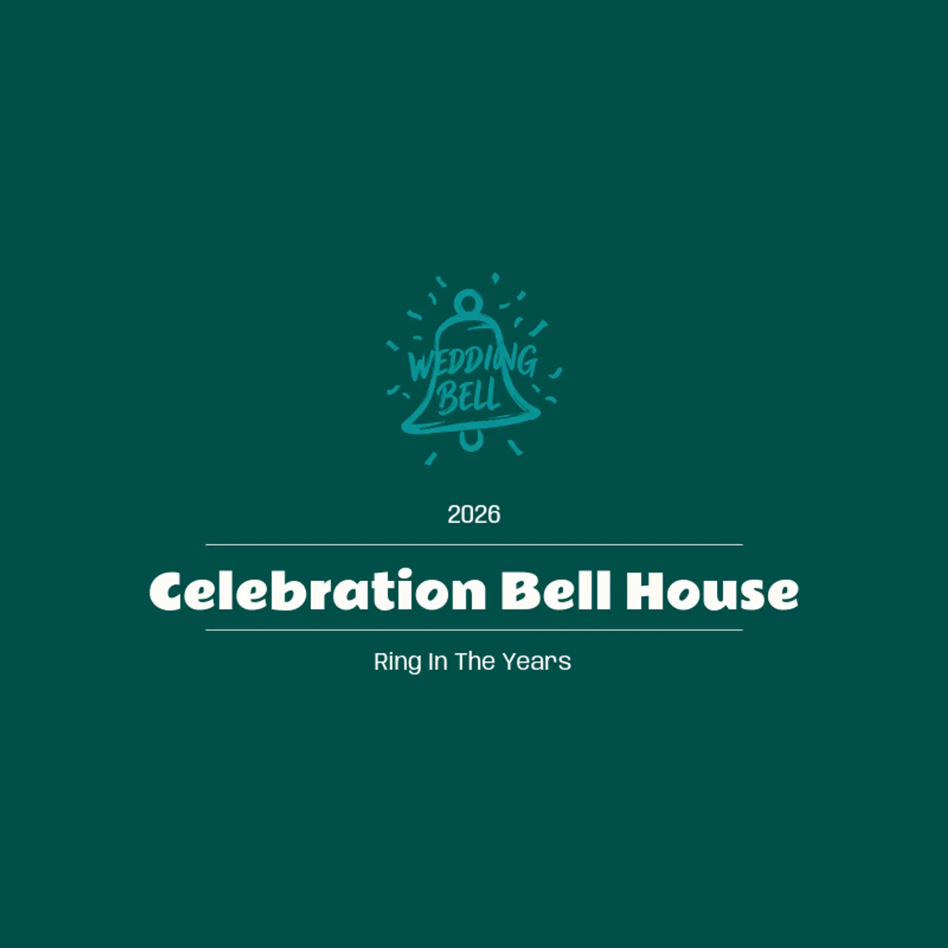 Celebration Bell House logo for anniversary