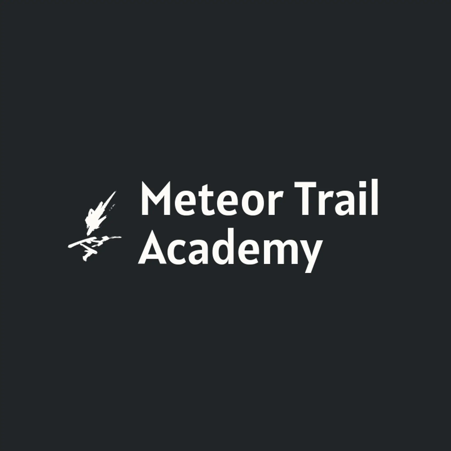 Meteor Trail Academy logo for dinosaur