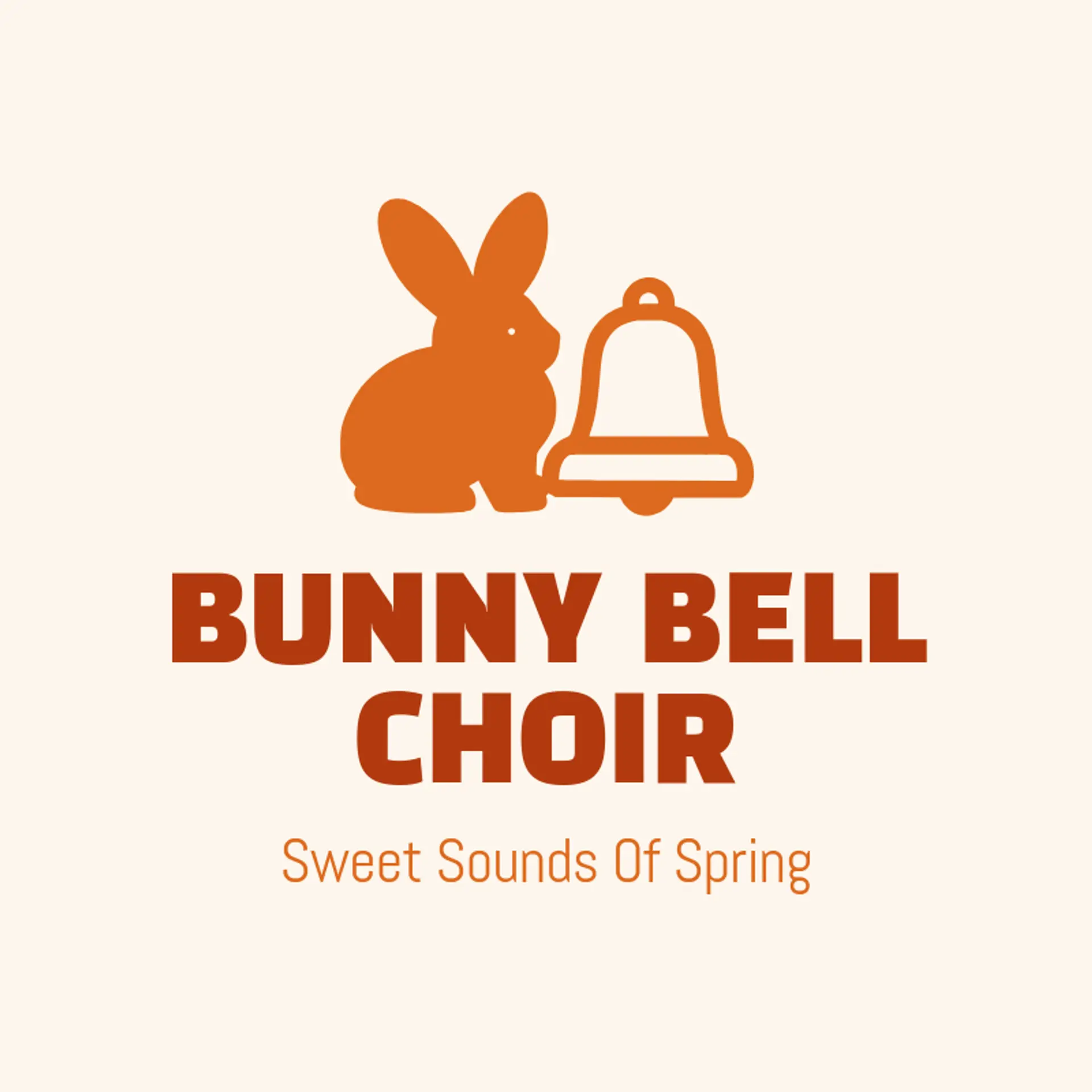 Bunny Bell Choir logo for easter