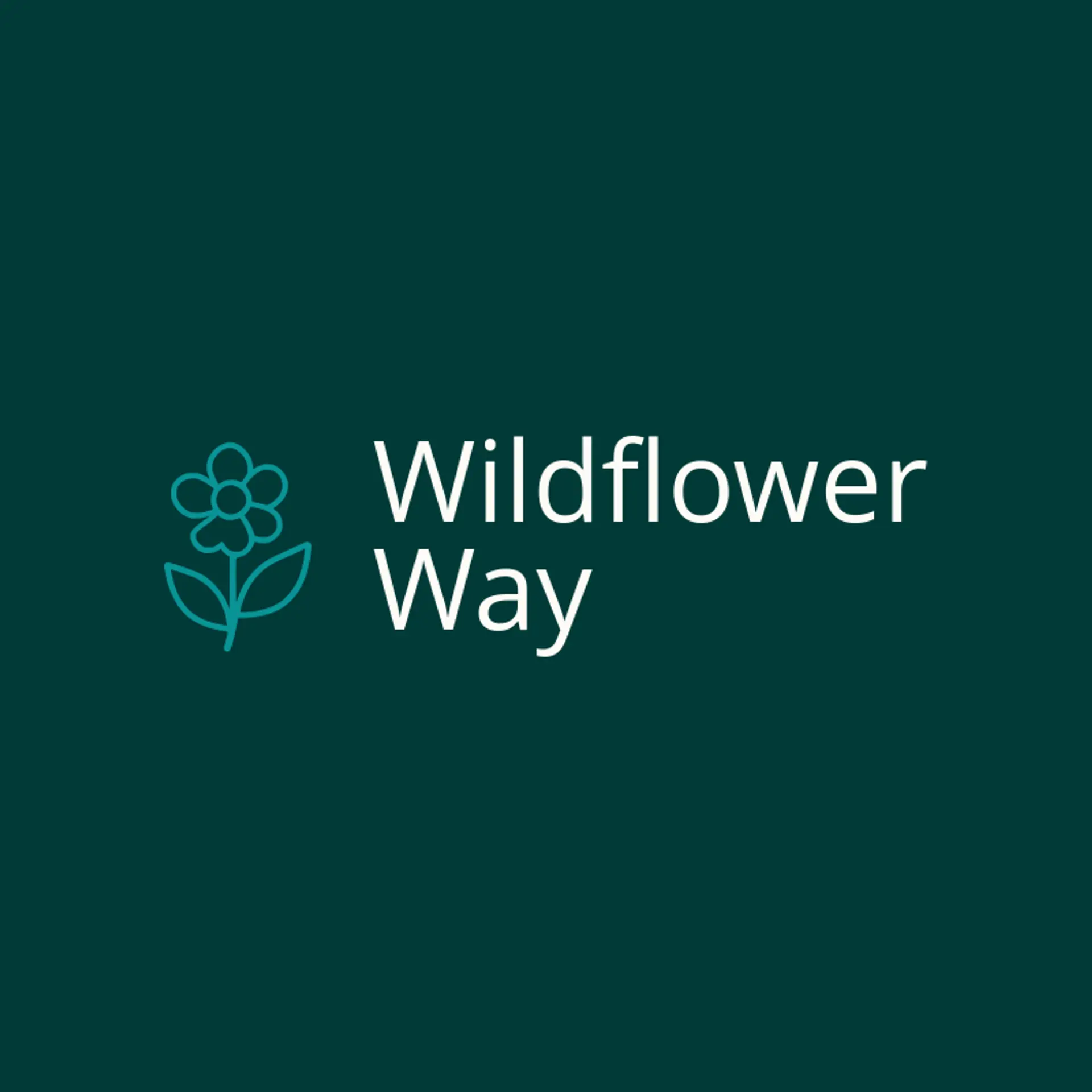 Wildflower Way logo for landscape