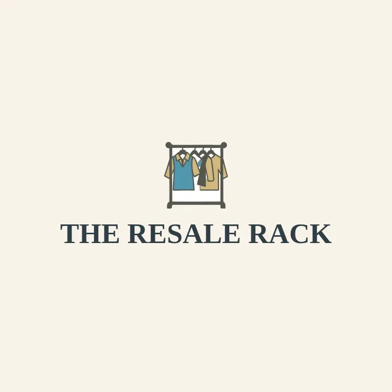 The eBay store name The Resale Rack as a branded logo with a color icon