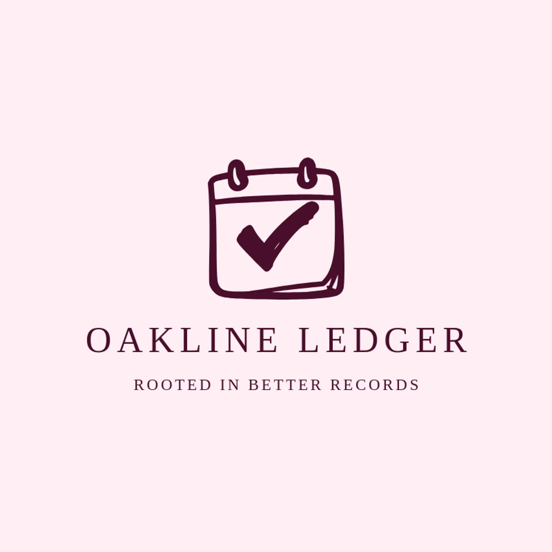 Oakline Ledger logo for bookkeeping