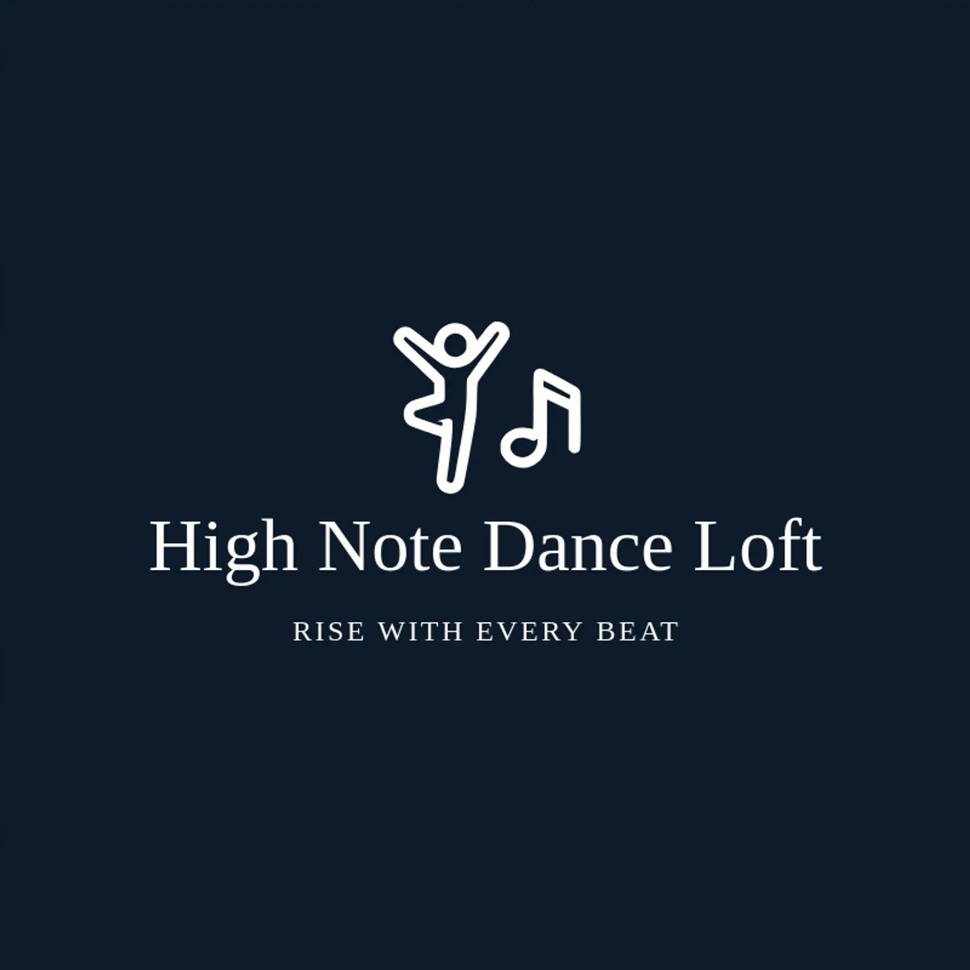High Note Dance Loft logo for dance studio