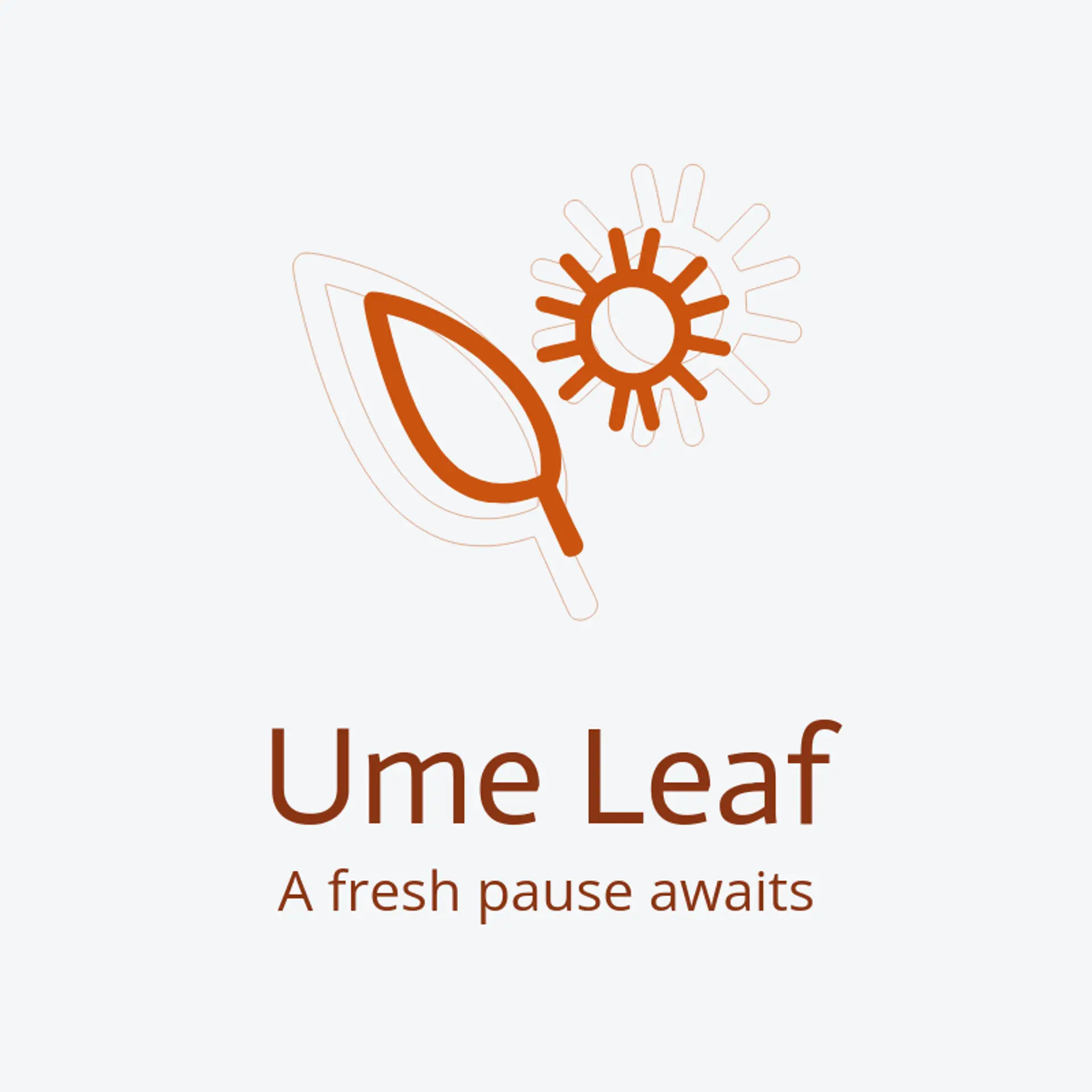 Ume Leaf logo for japanese
