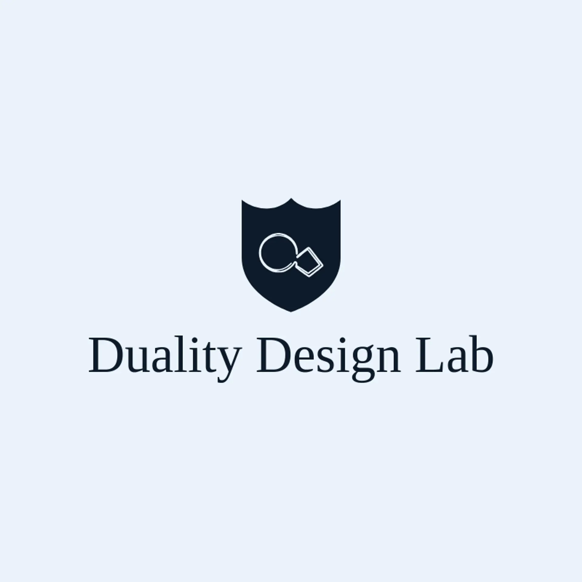Duality Design Lab logo for hybrid