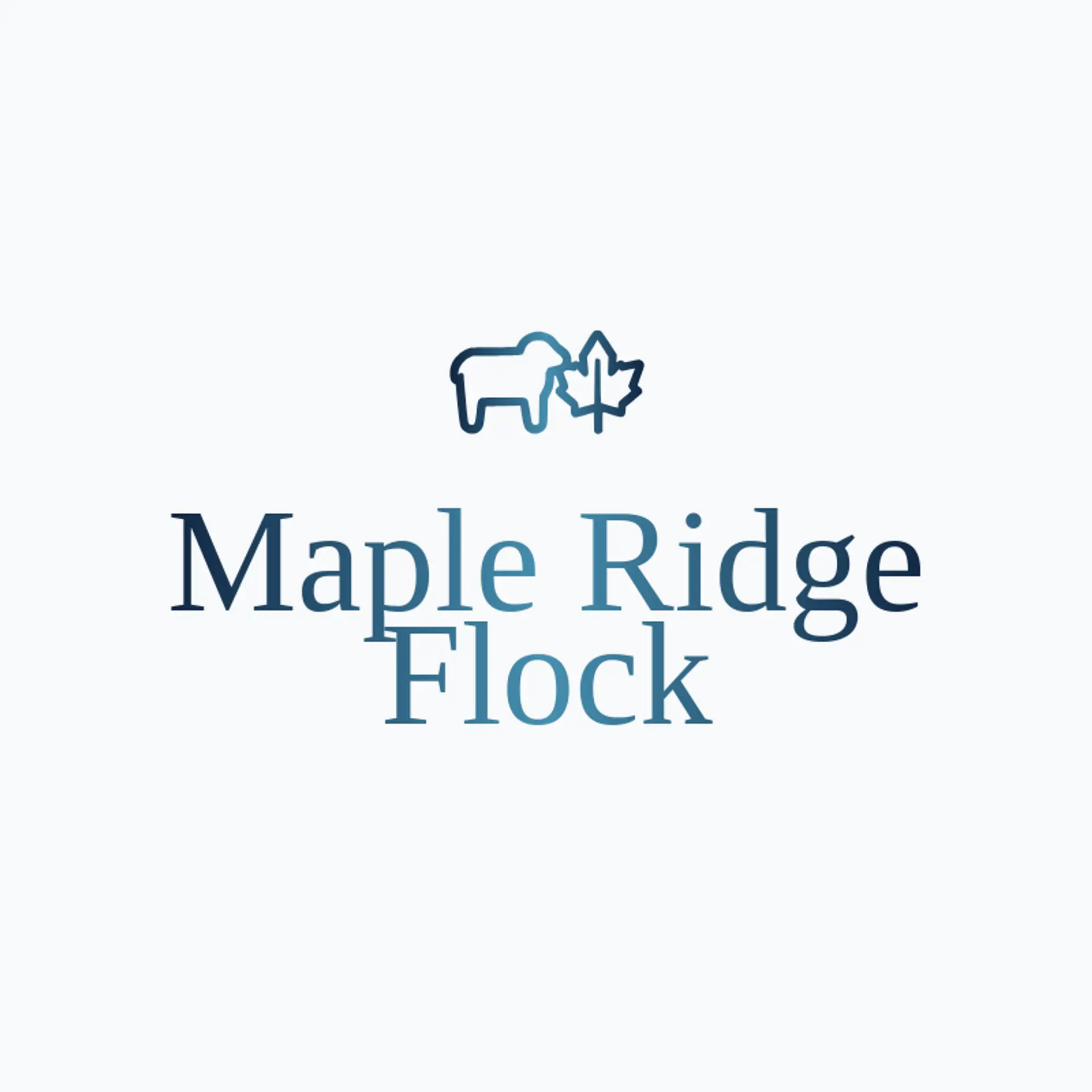Maple Ridge Flock logo for lamb