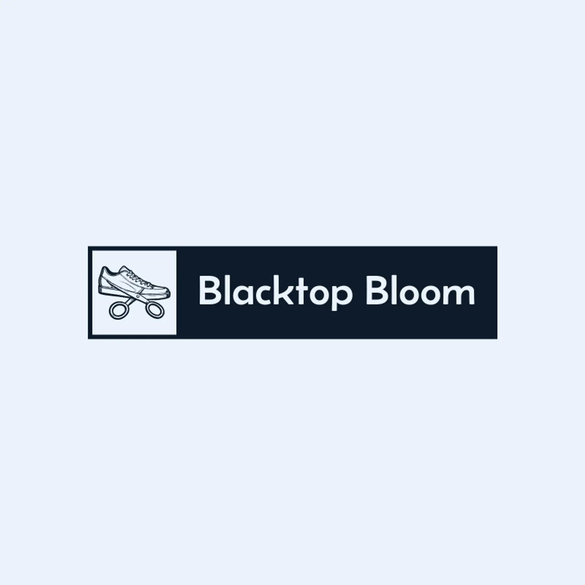 Blacktop Bloom logo for streetwear