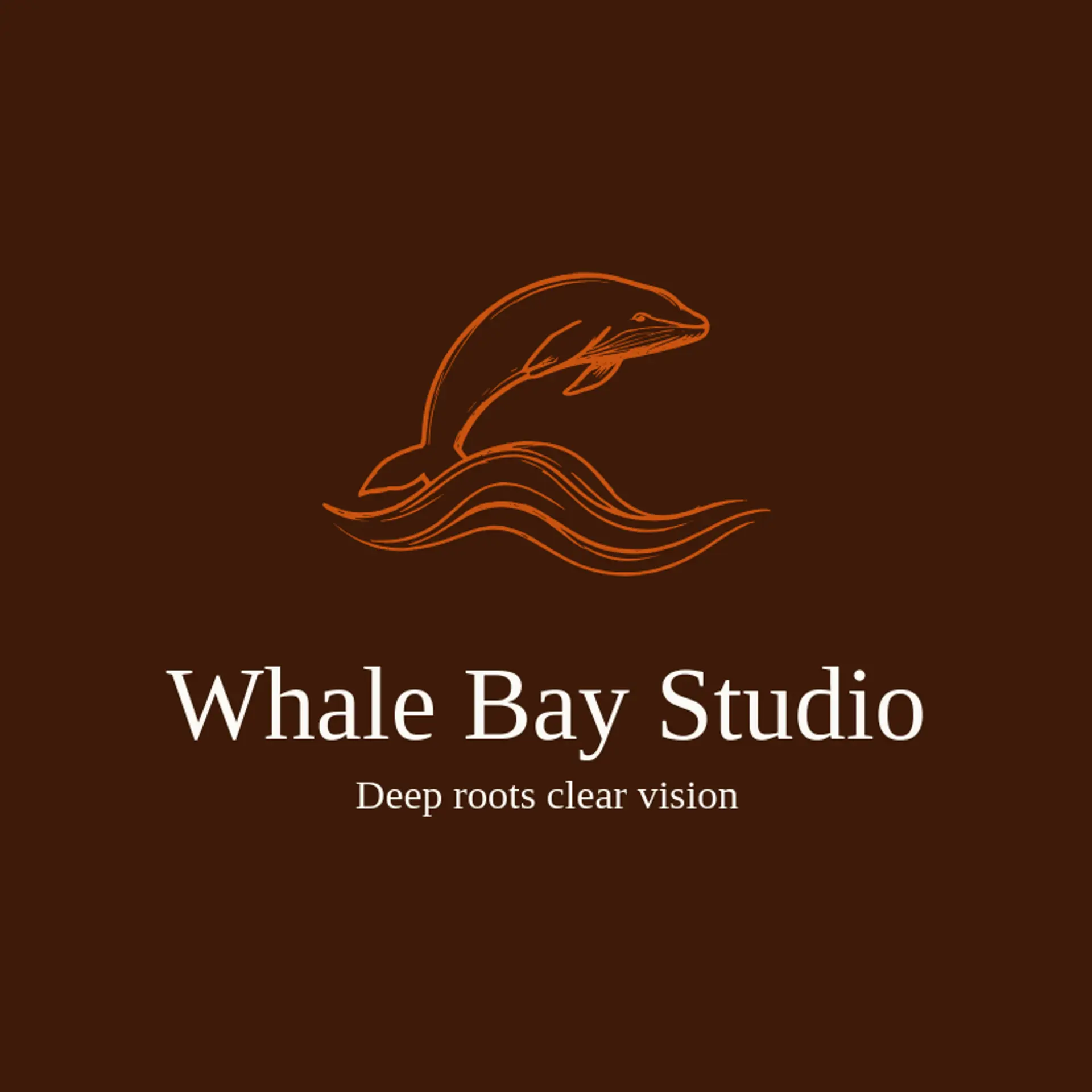 Whale Bay Studio logo for seal