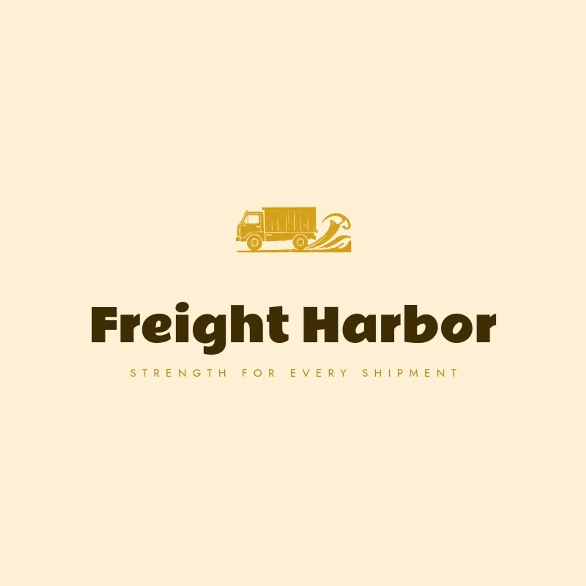 Freight Harbor logo for transport