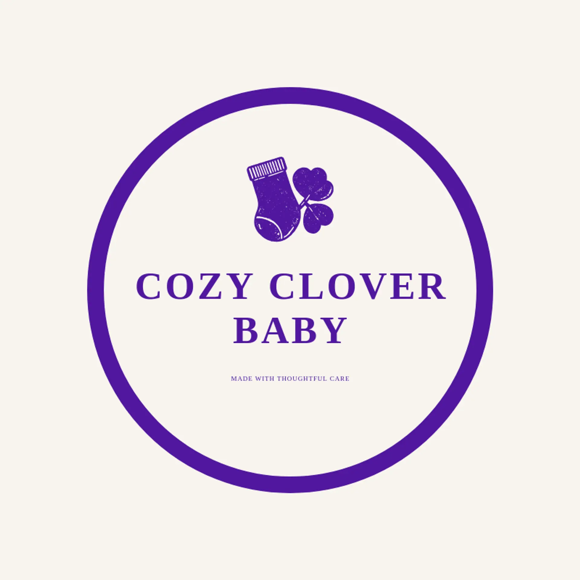 Cozy Clover Baby logo for baby