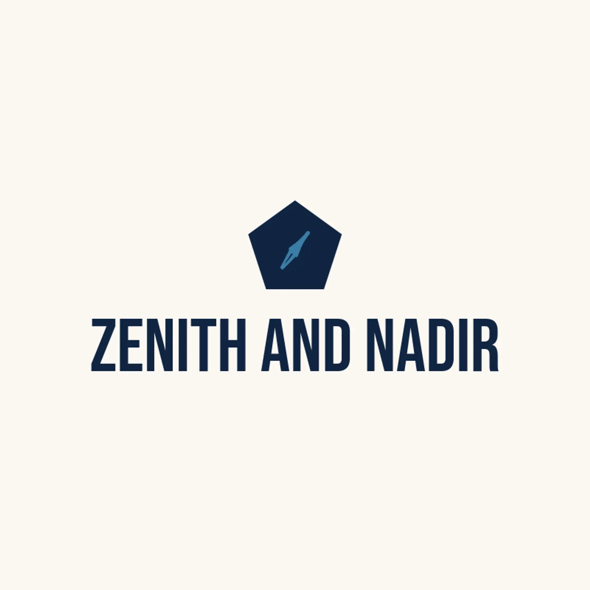 Zenith and Nadir logo for compass