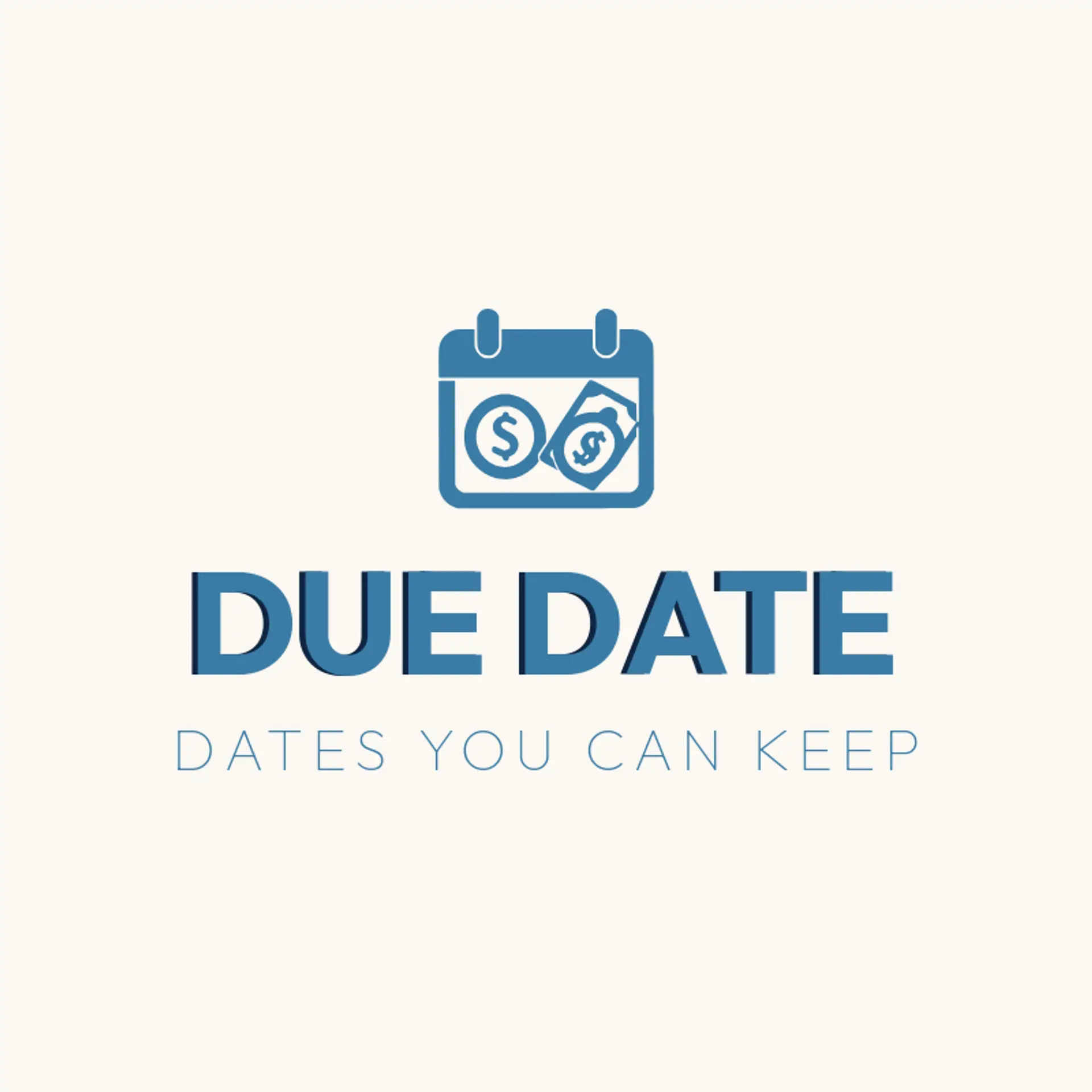 Due Date logo for bill