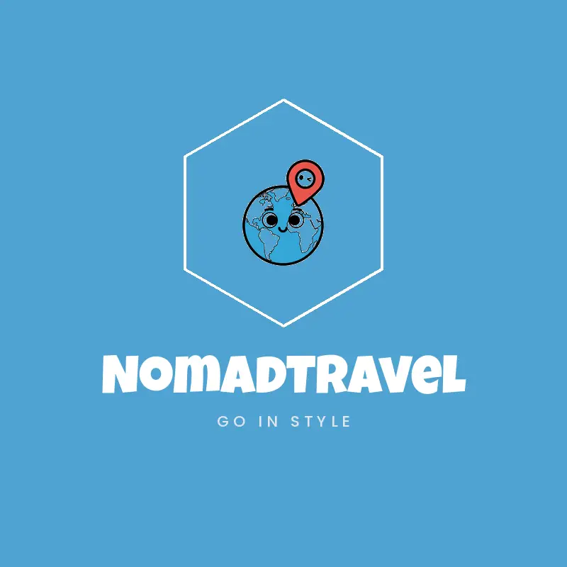 Globe with pin travel logo