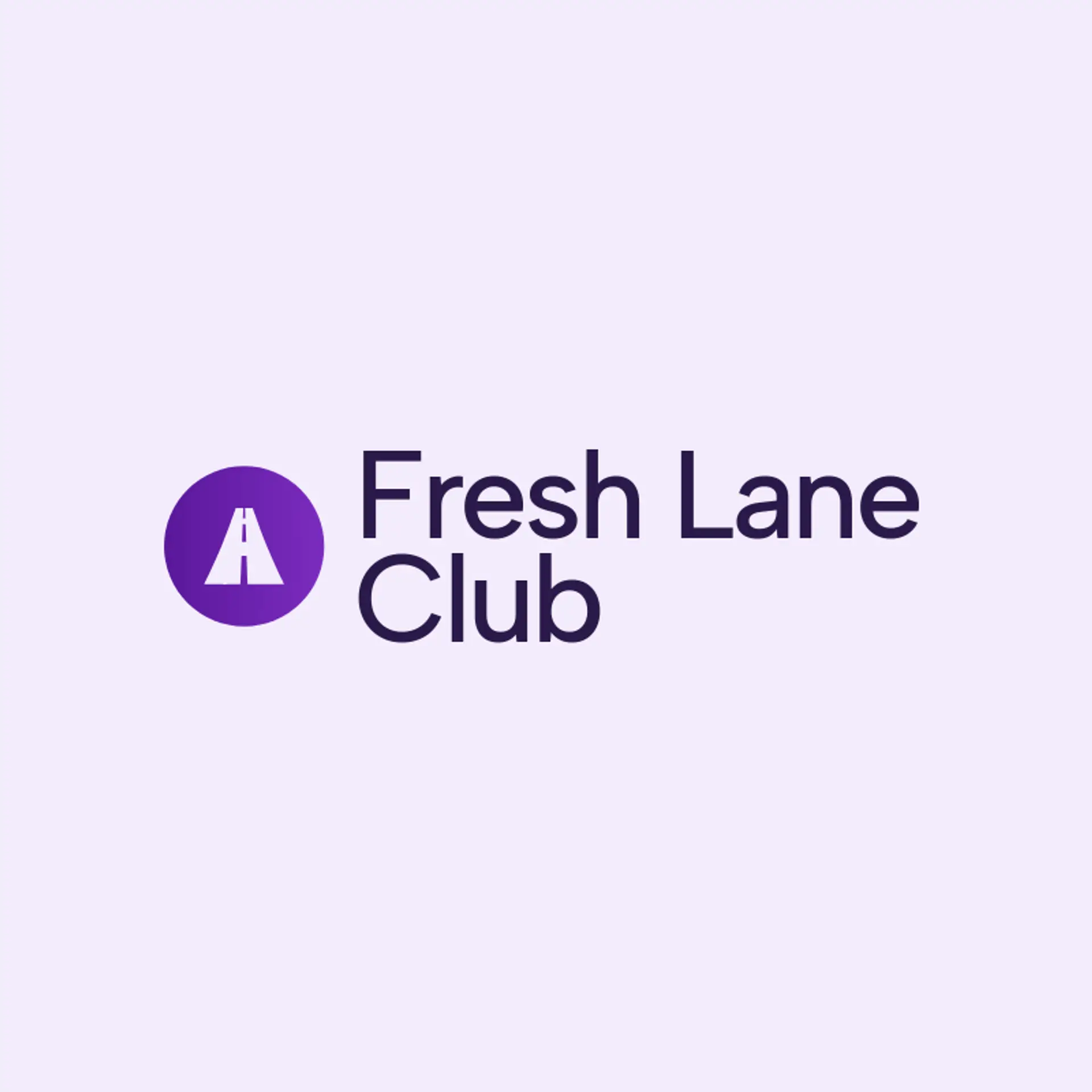 Fresh Lane Club logo for car wash