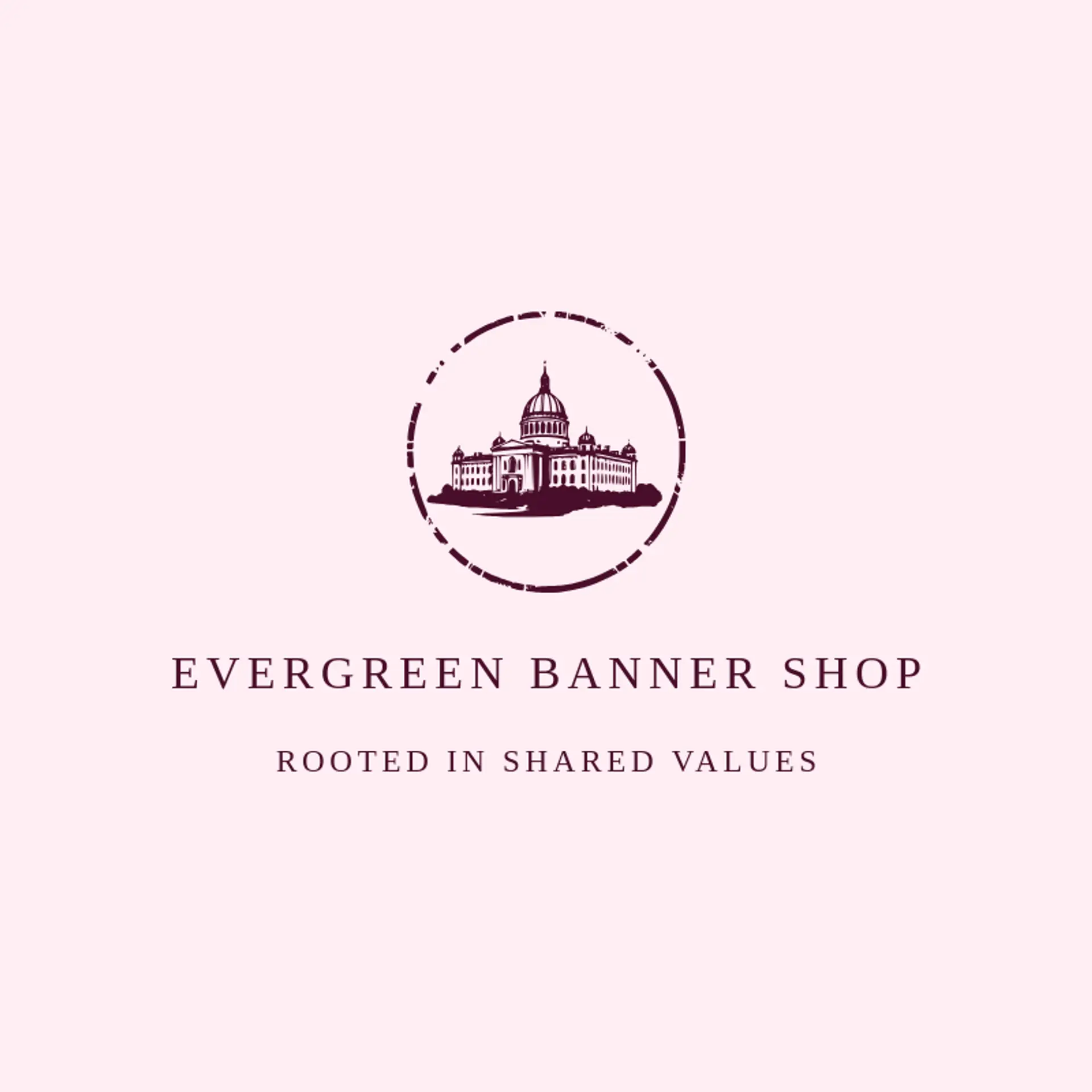 Evergreen Banner Shop logo for national