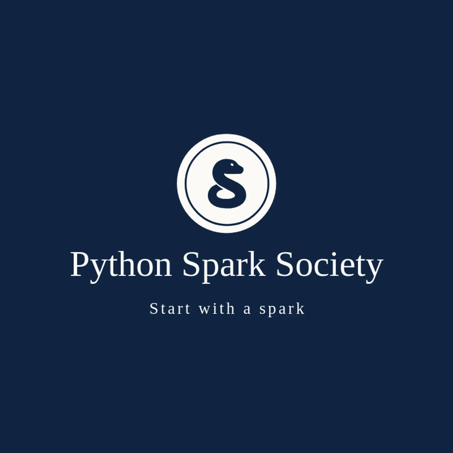Python Spark Society logo for python