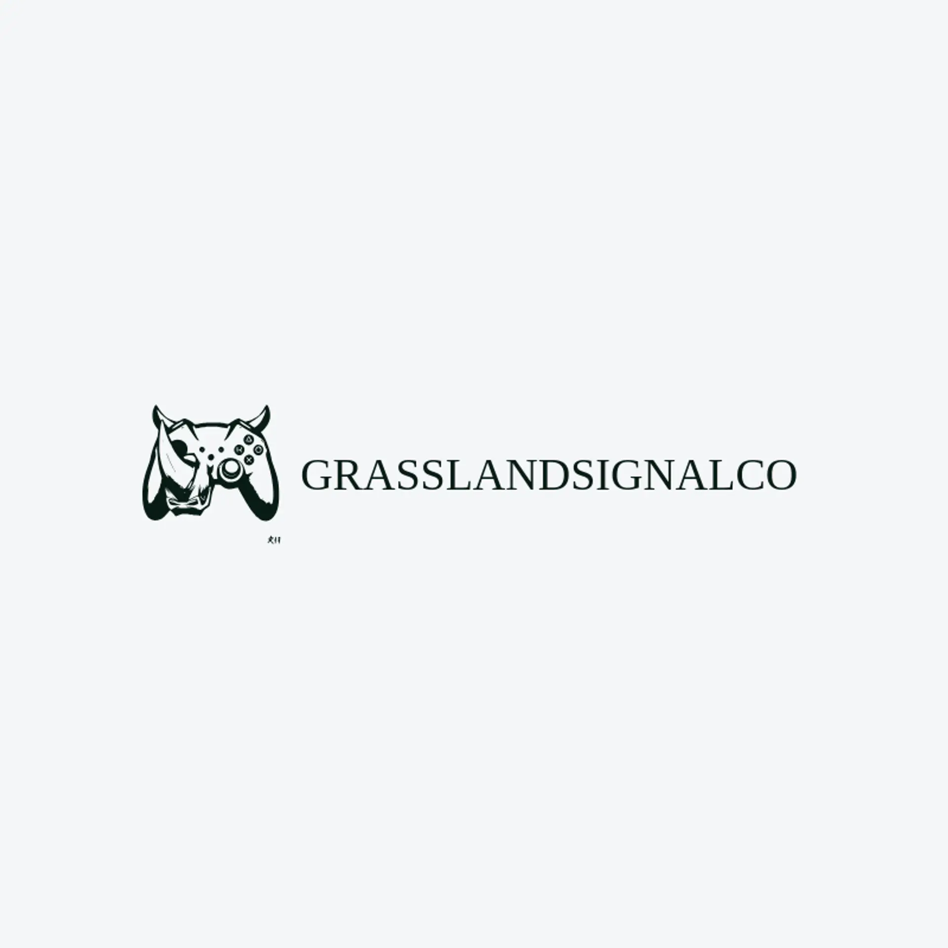 Grassland Signal Co logo for rhino