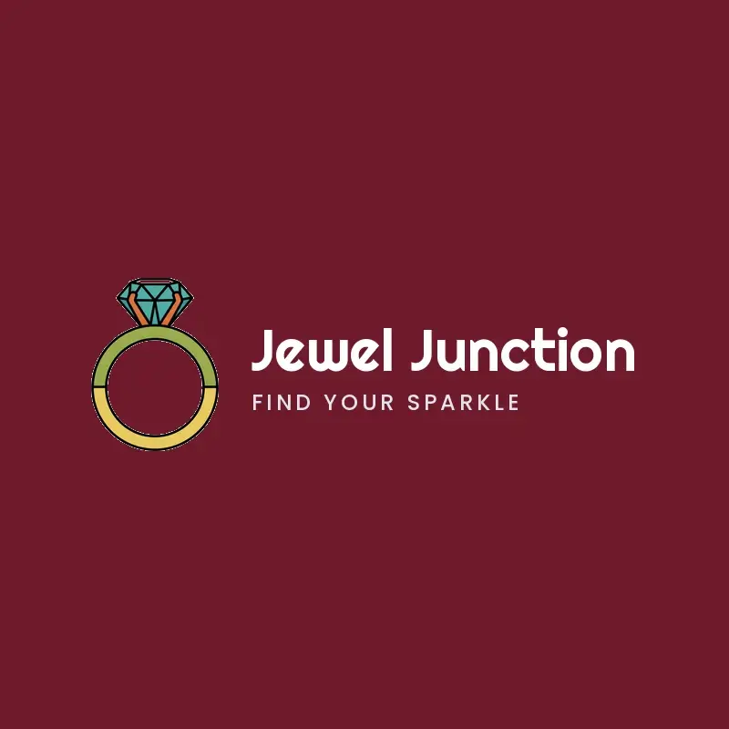The jewelry name Jewel Junction as a branded logo in a retro style