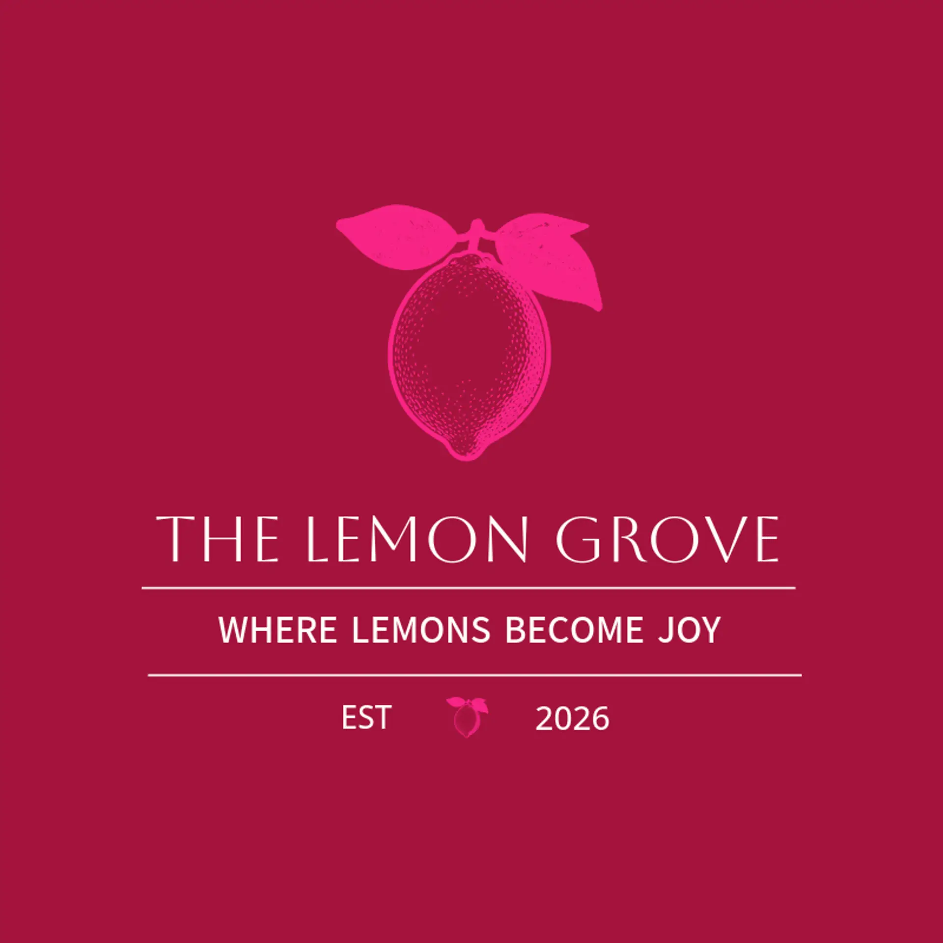 The Lemon Grove logo for lemonade