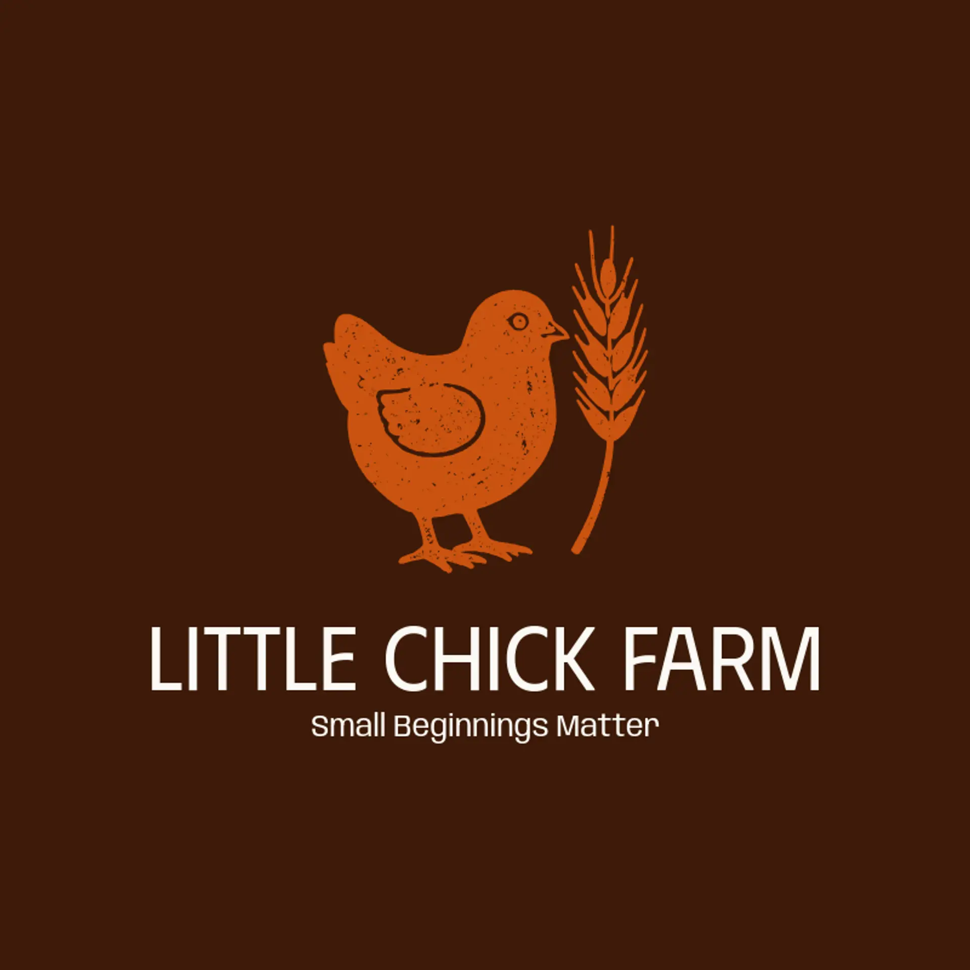 Little Chick Farm logo for poultry farm