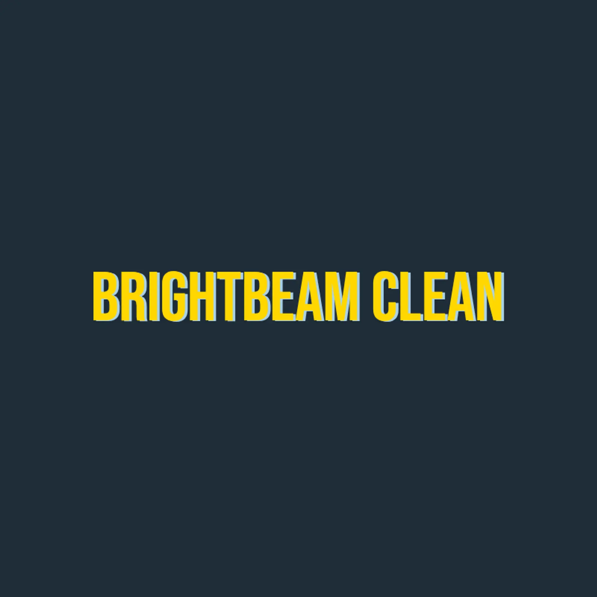BrightBeam Clean logo for blg cleaning service