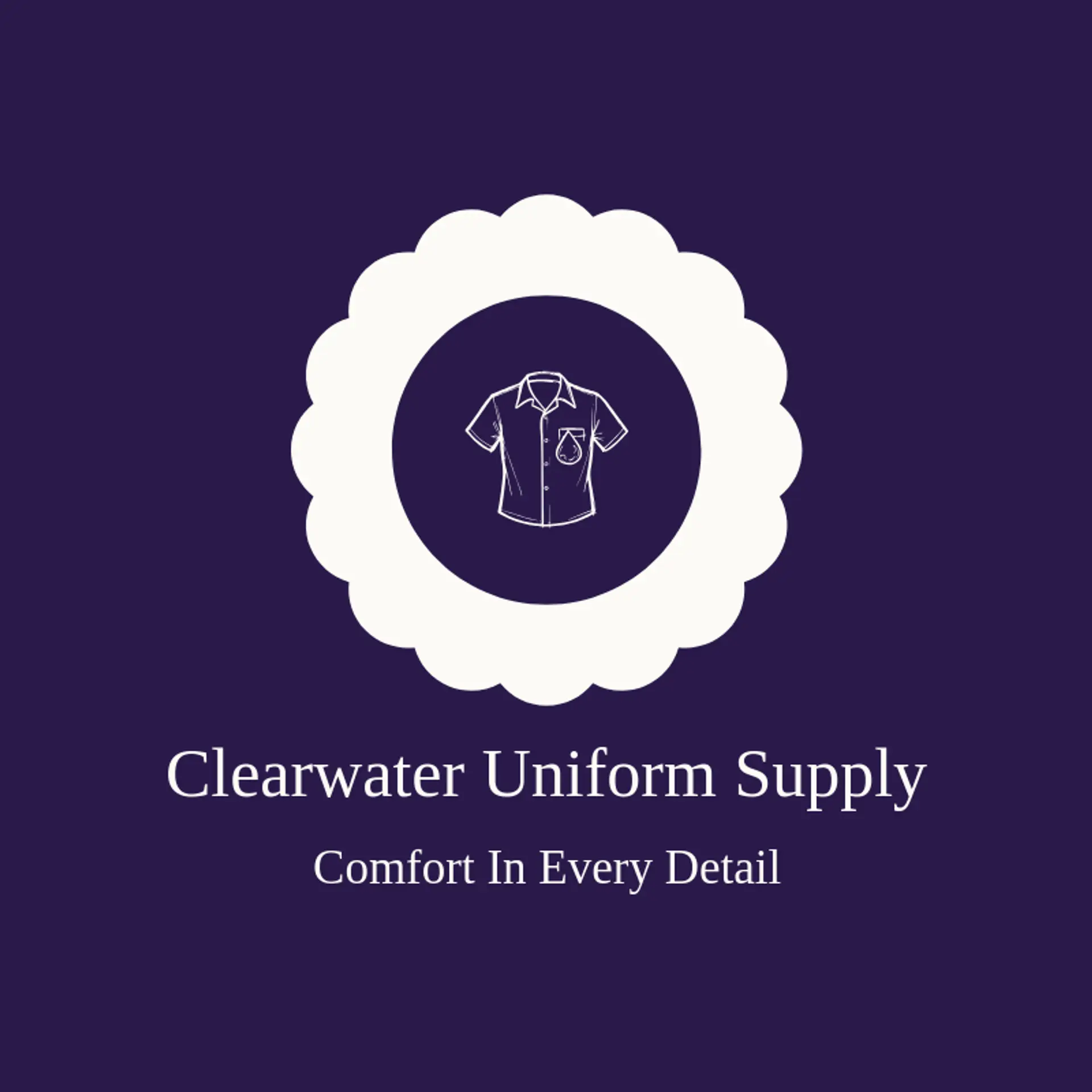 Clearwater Uniform Supply logo for uniform