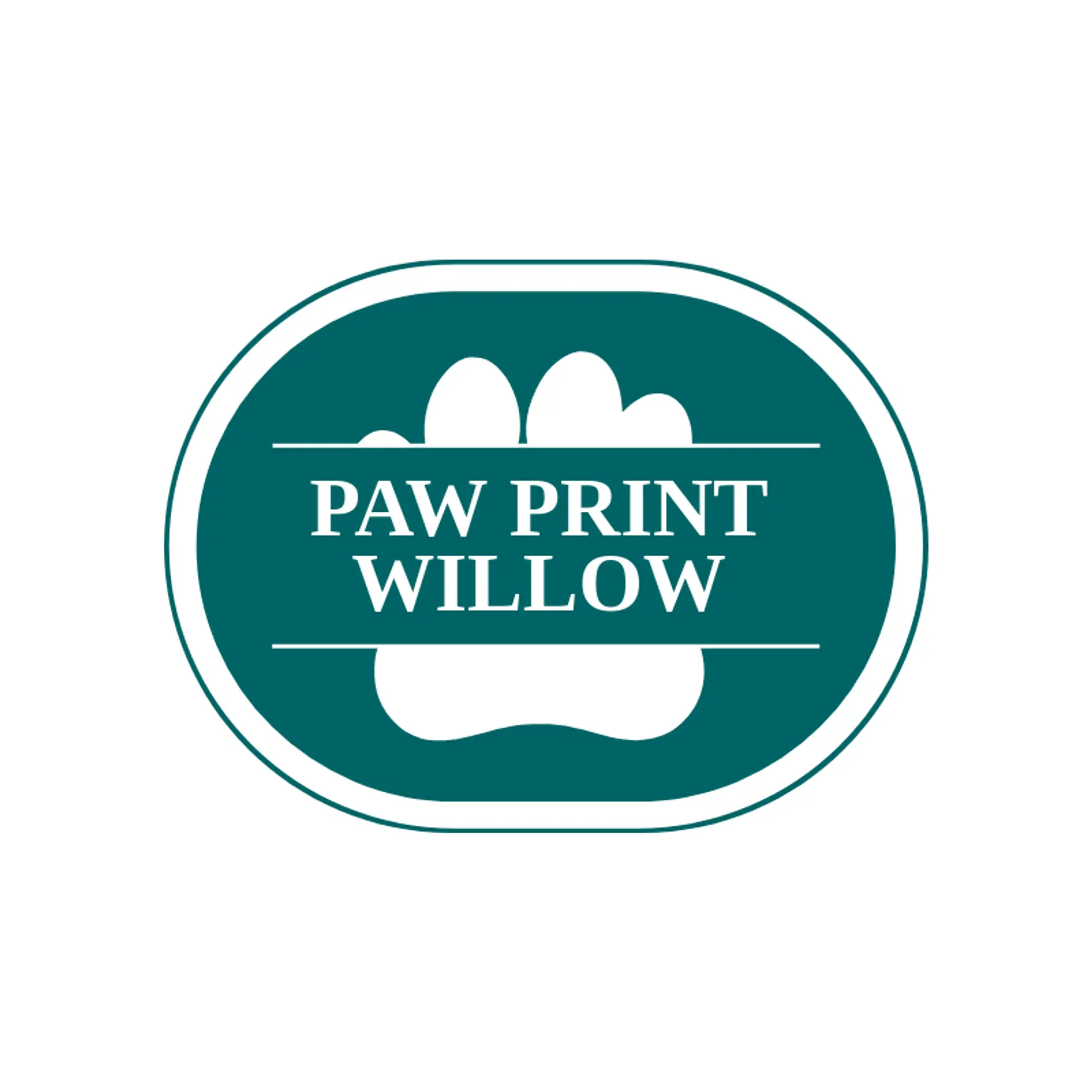 Paw Print Willow logo for paw print