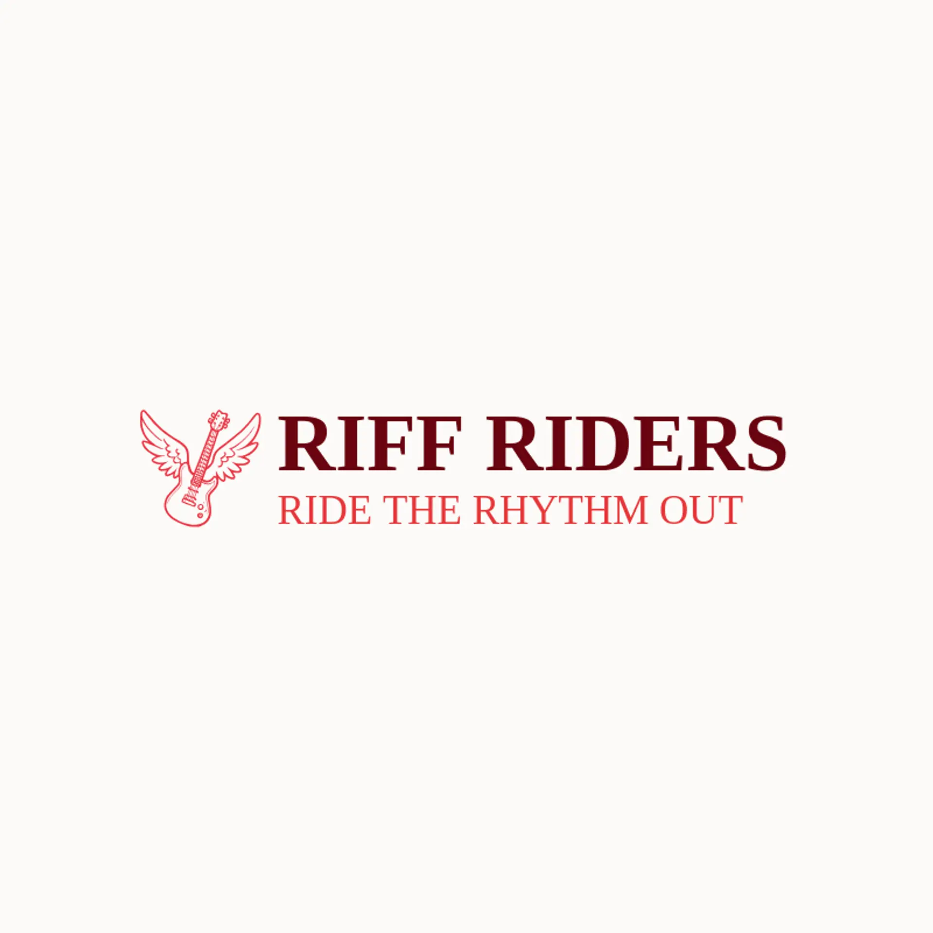 Riff Riders logo for rock and roll