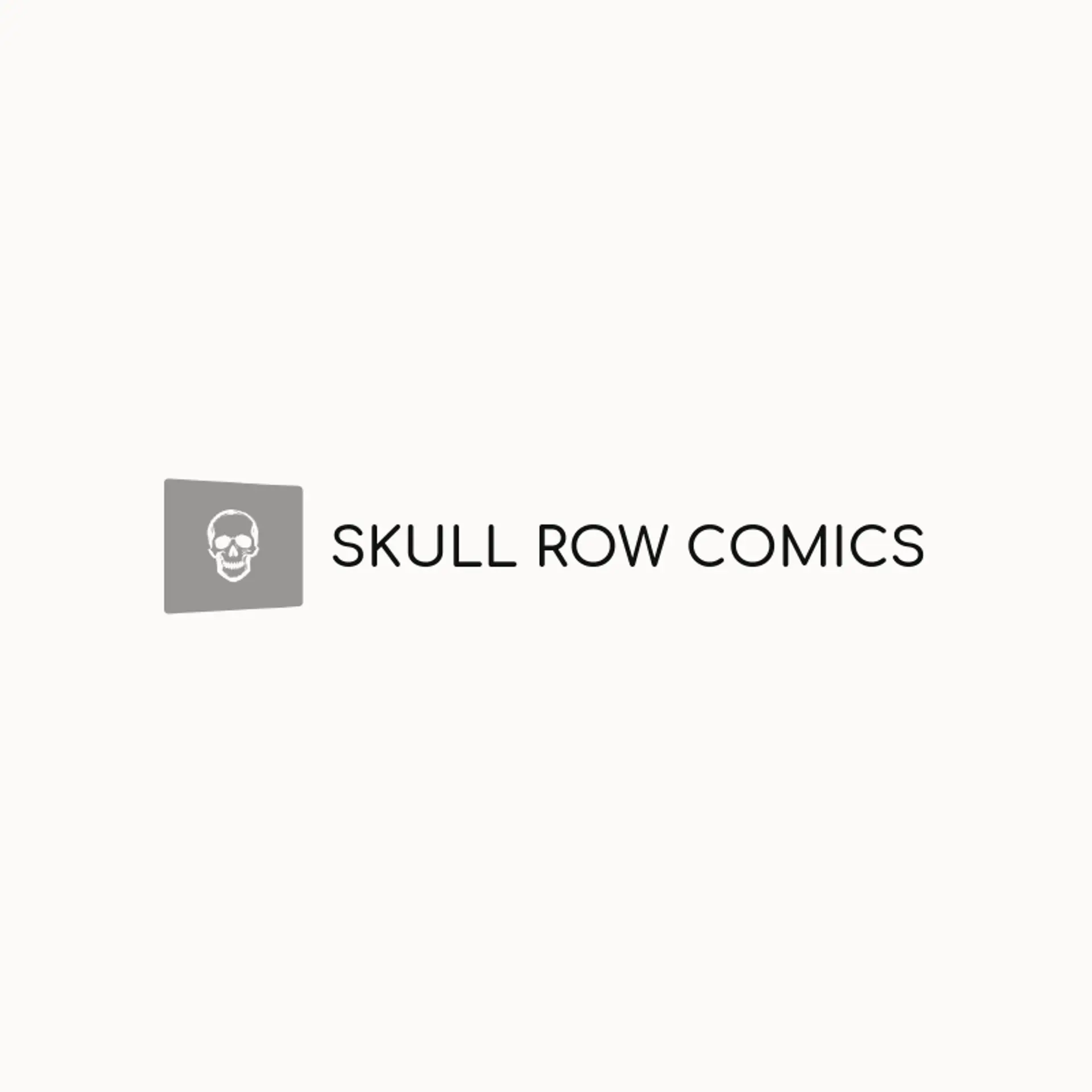 Skull Row Comics logo for skull