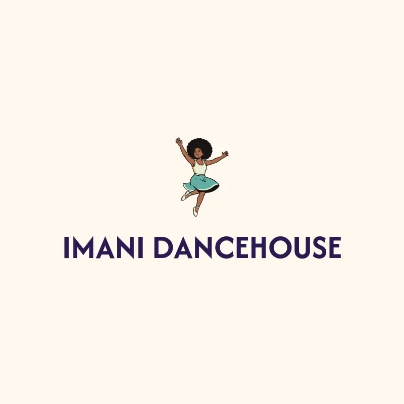 The stage name Imani Dancehouse as a branded logo with a color icon