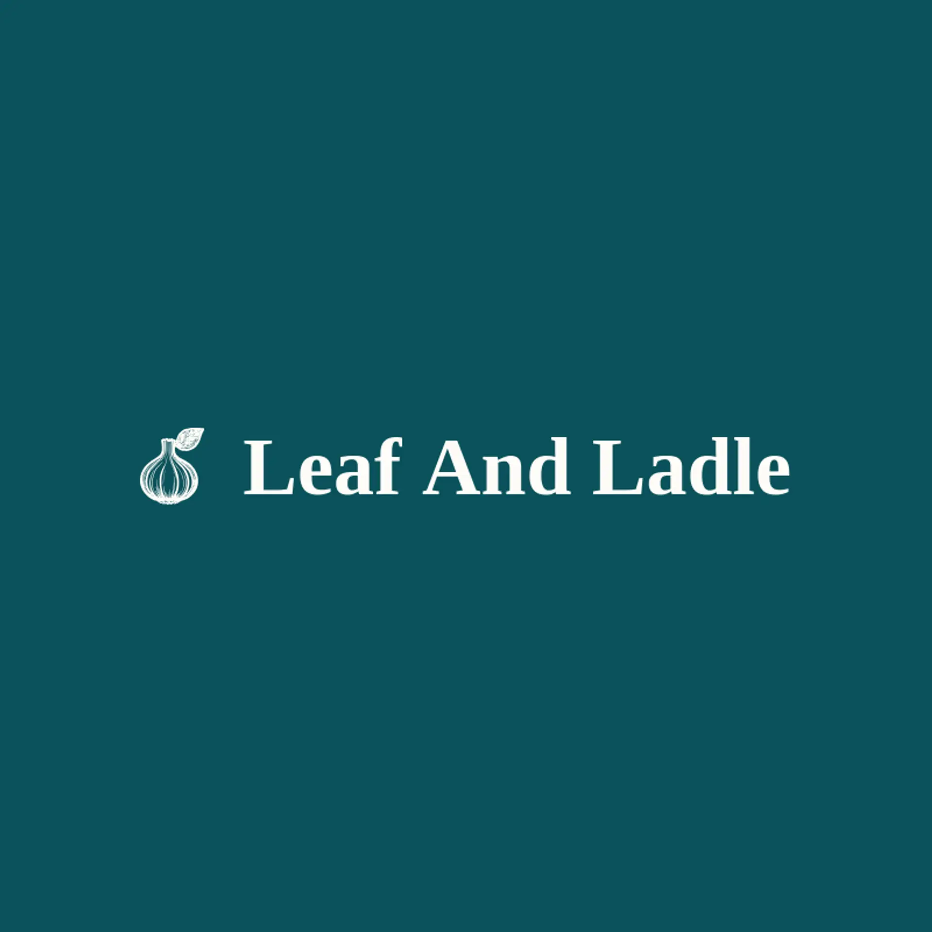 Leaf and Ladle logo for vegetarian