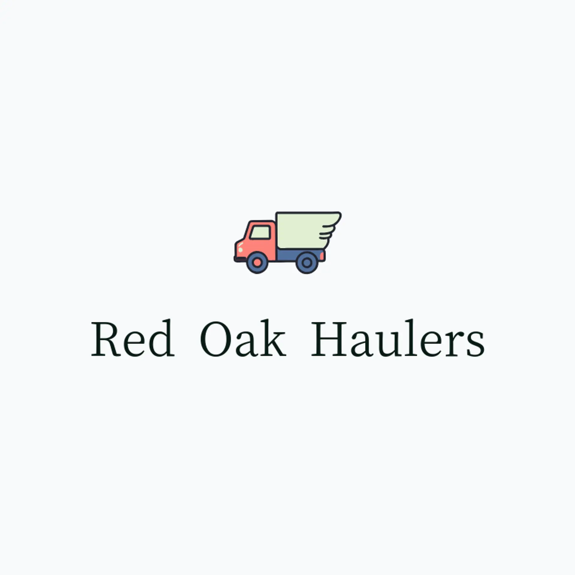 Red Oak Haulers logo for truck